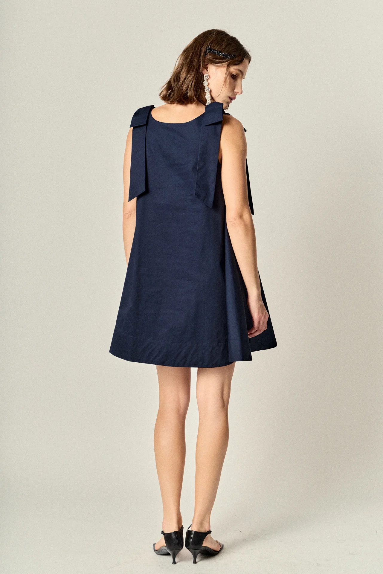 Femme Bow Detail Mini Dress - Image 13