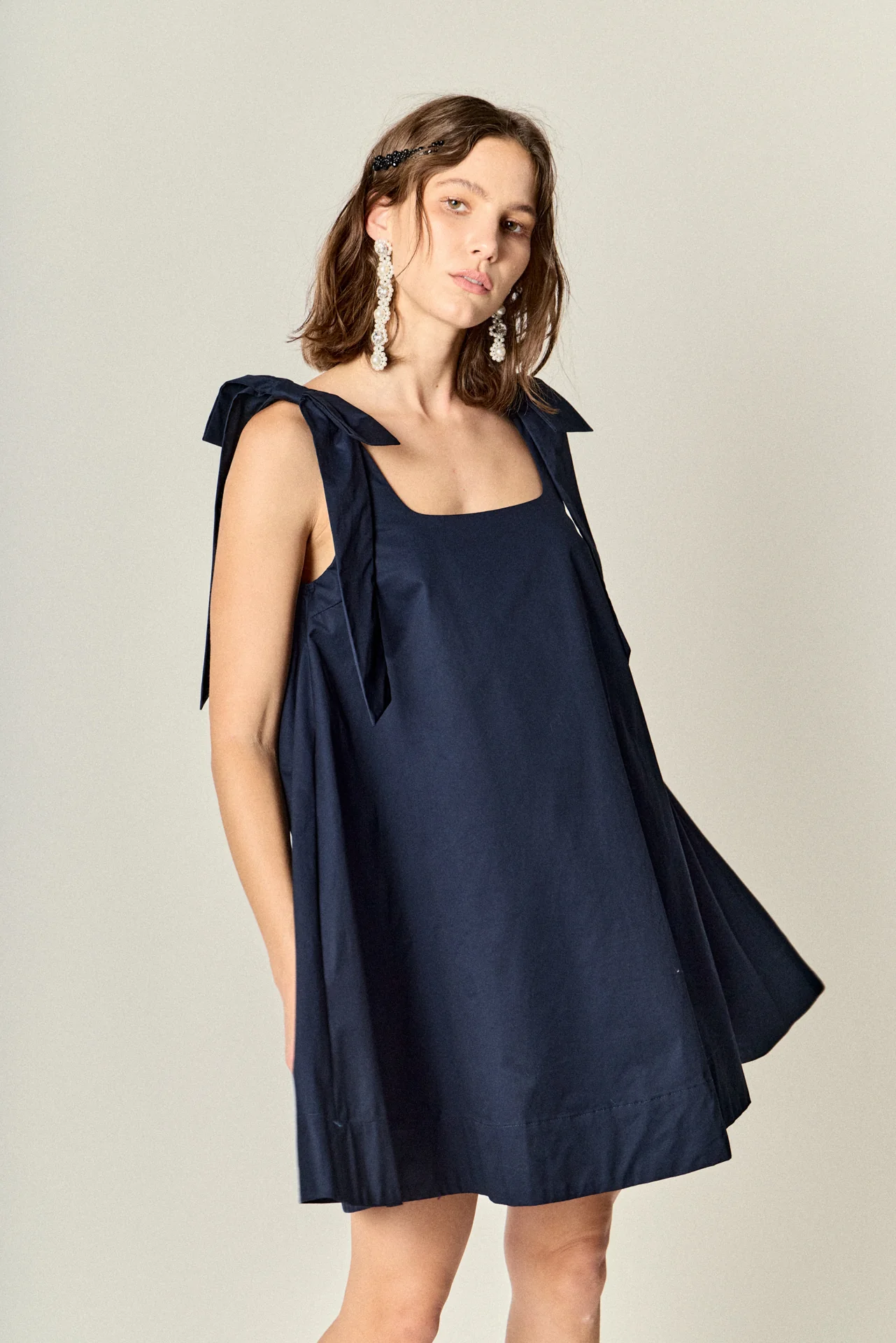 Femme Bow Detail Mini Dress - Image 14