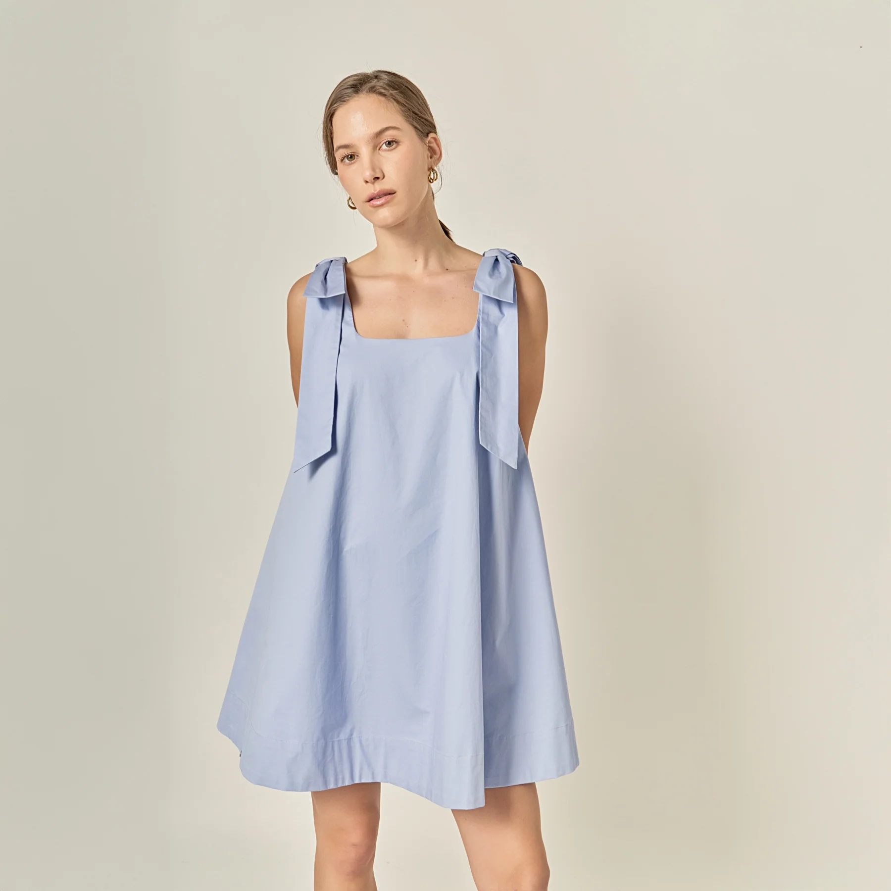 Femme Bow Detail Mini Dress - Image 9