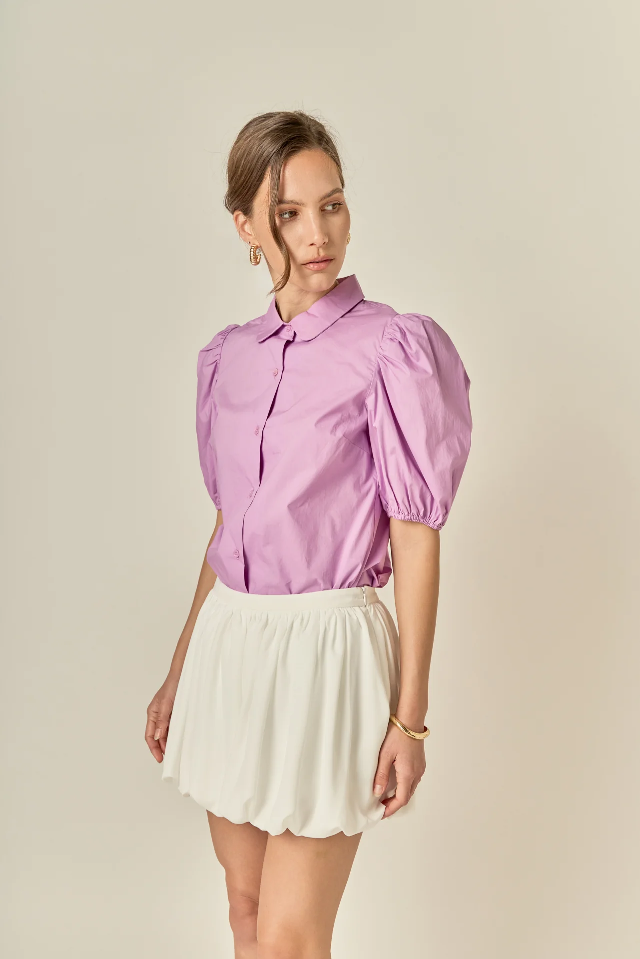Peter Pan Collar Shirt - Image 5