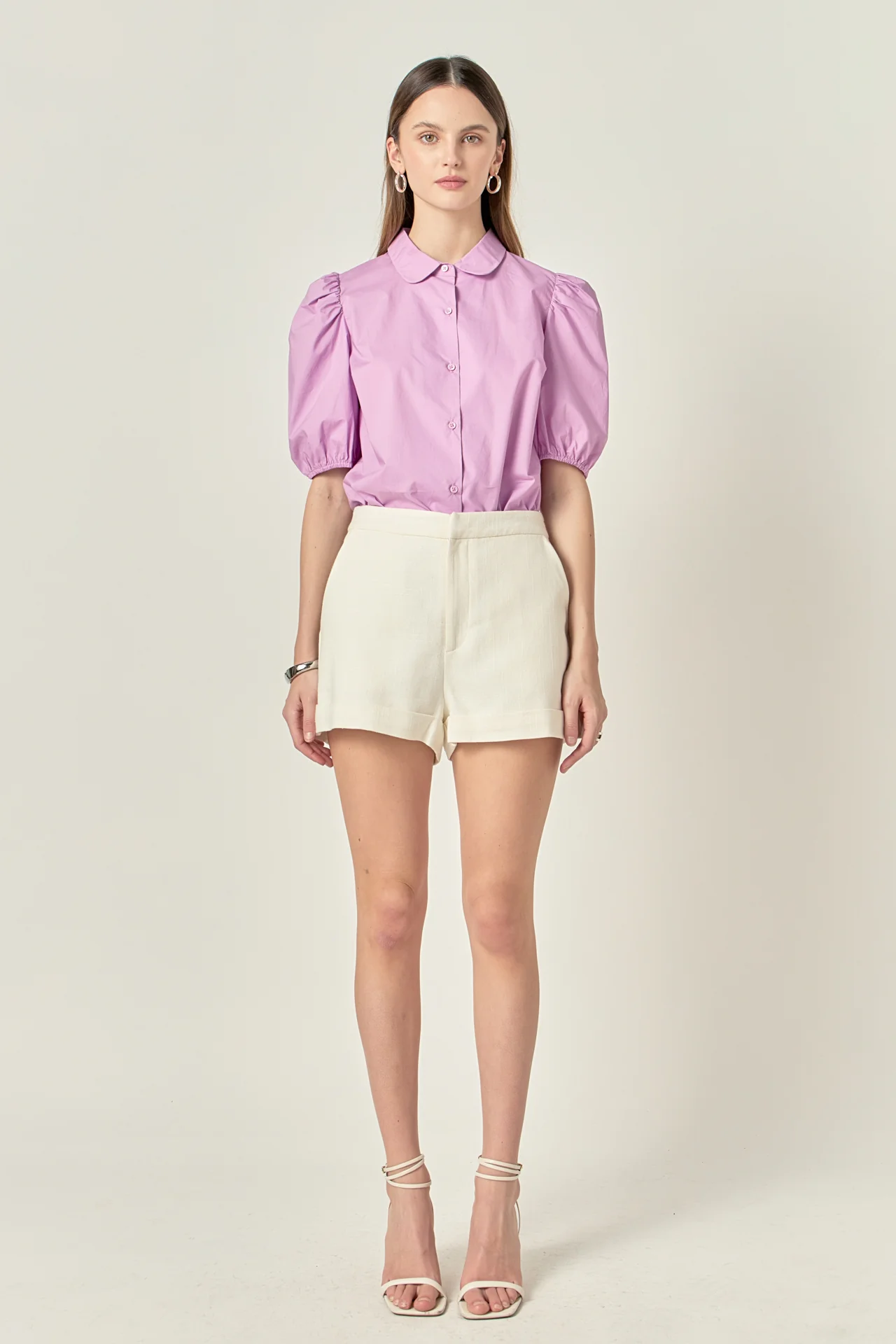 Peter Pan Collar Shirt - Image 7