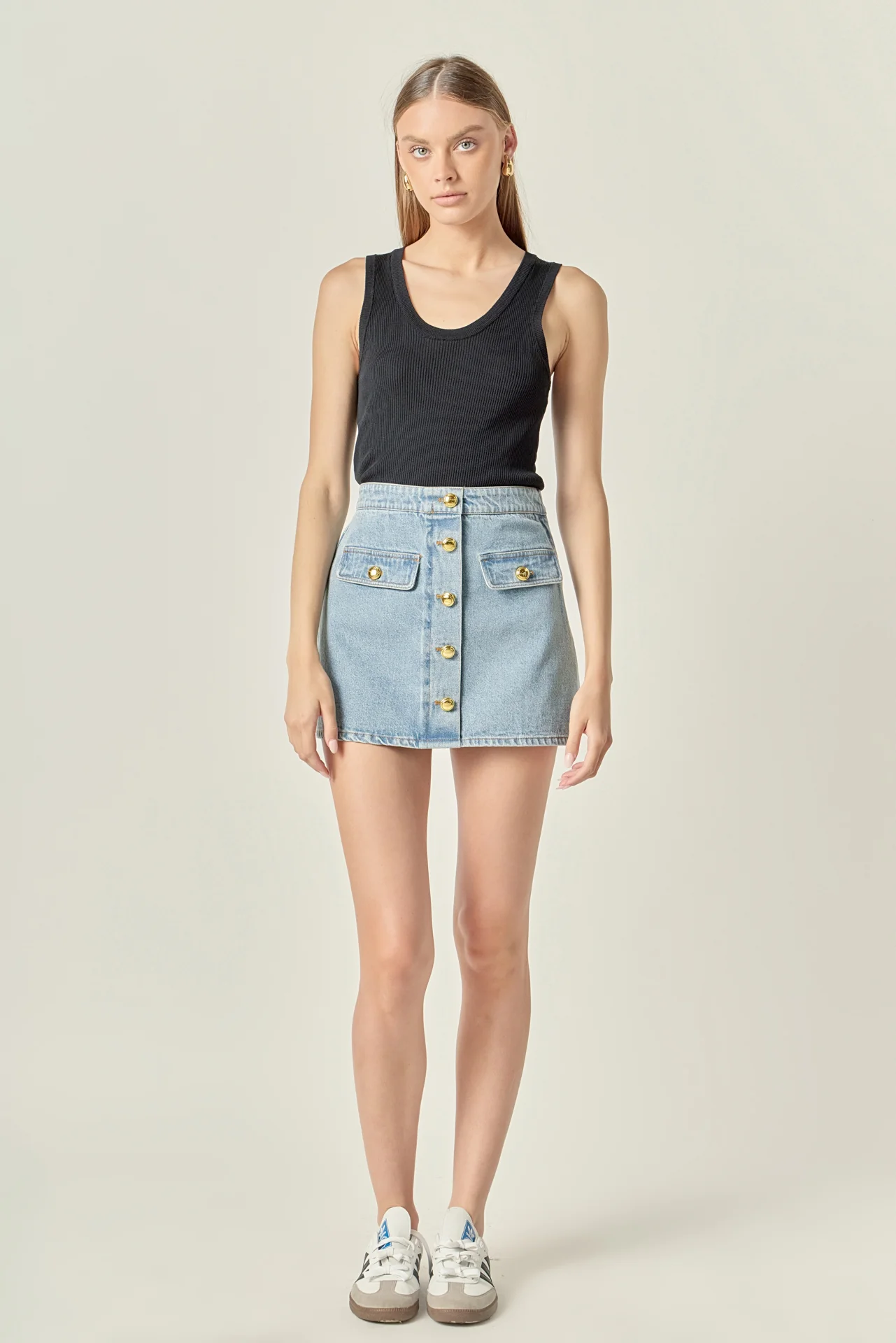 Delilah Denim Mini Skirt - Image 8