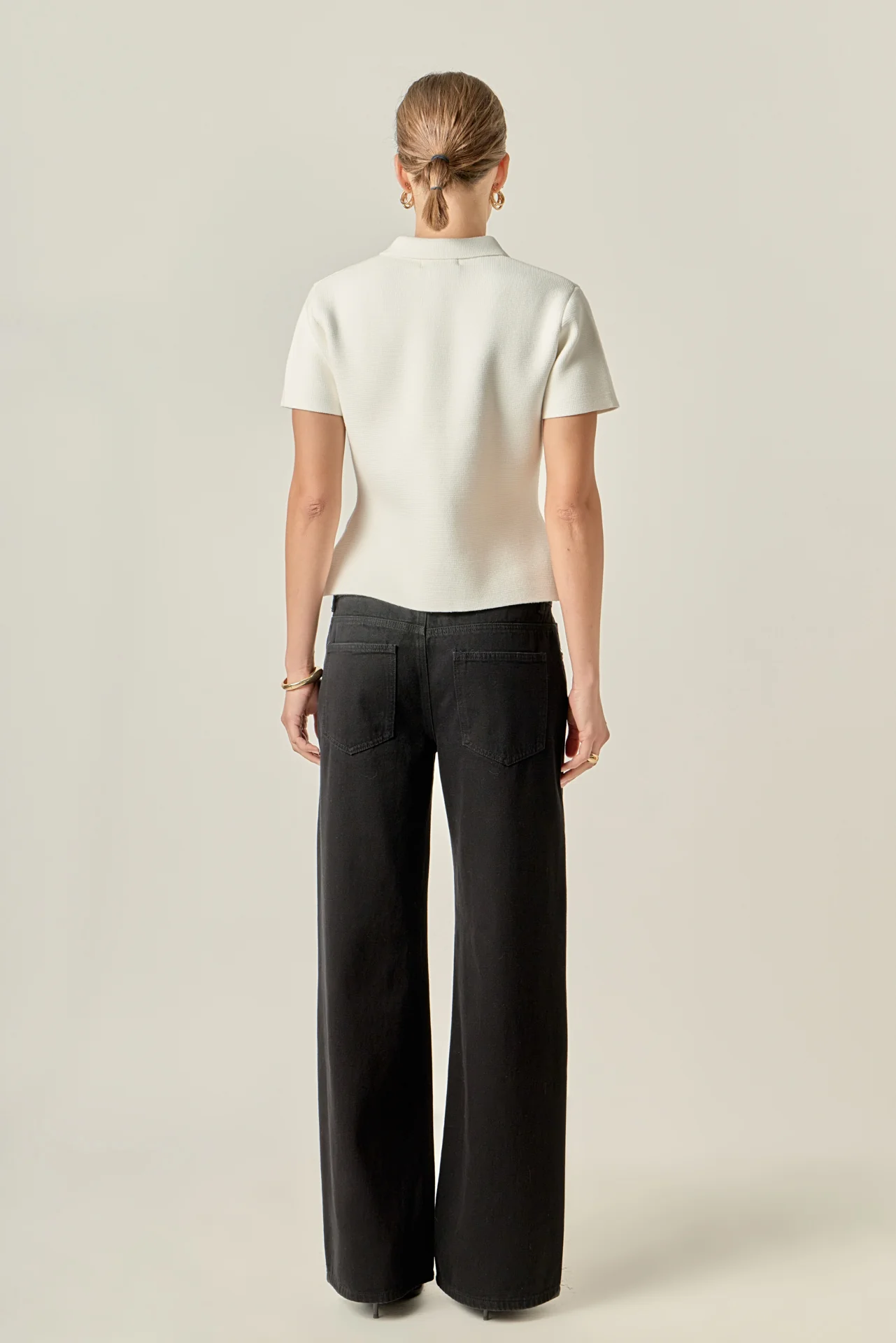 Gem Button Knit Top - Image 4
