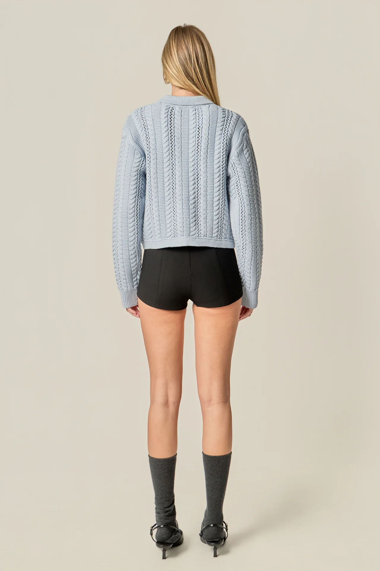 Cable Bow Cardigan - Image 4