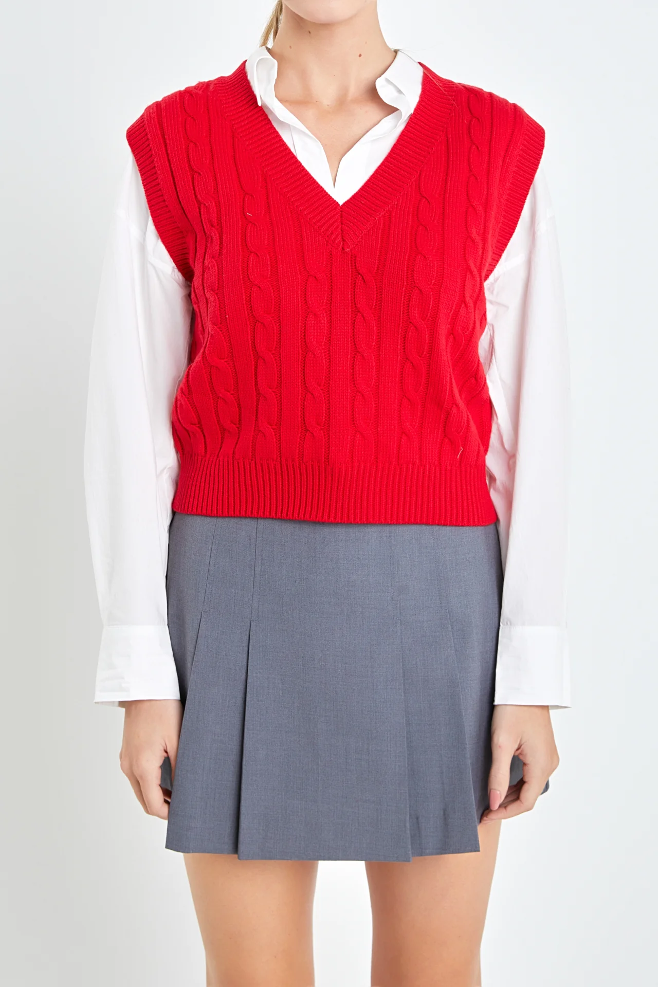 Cable Knit Chunky Vest - Image 22