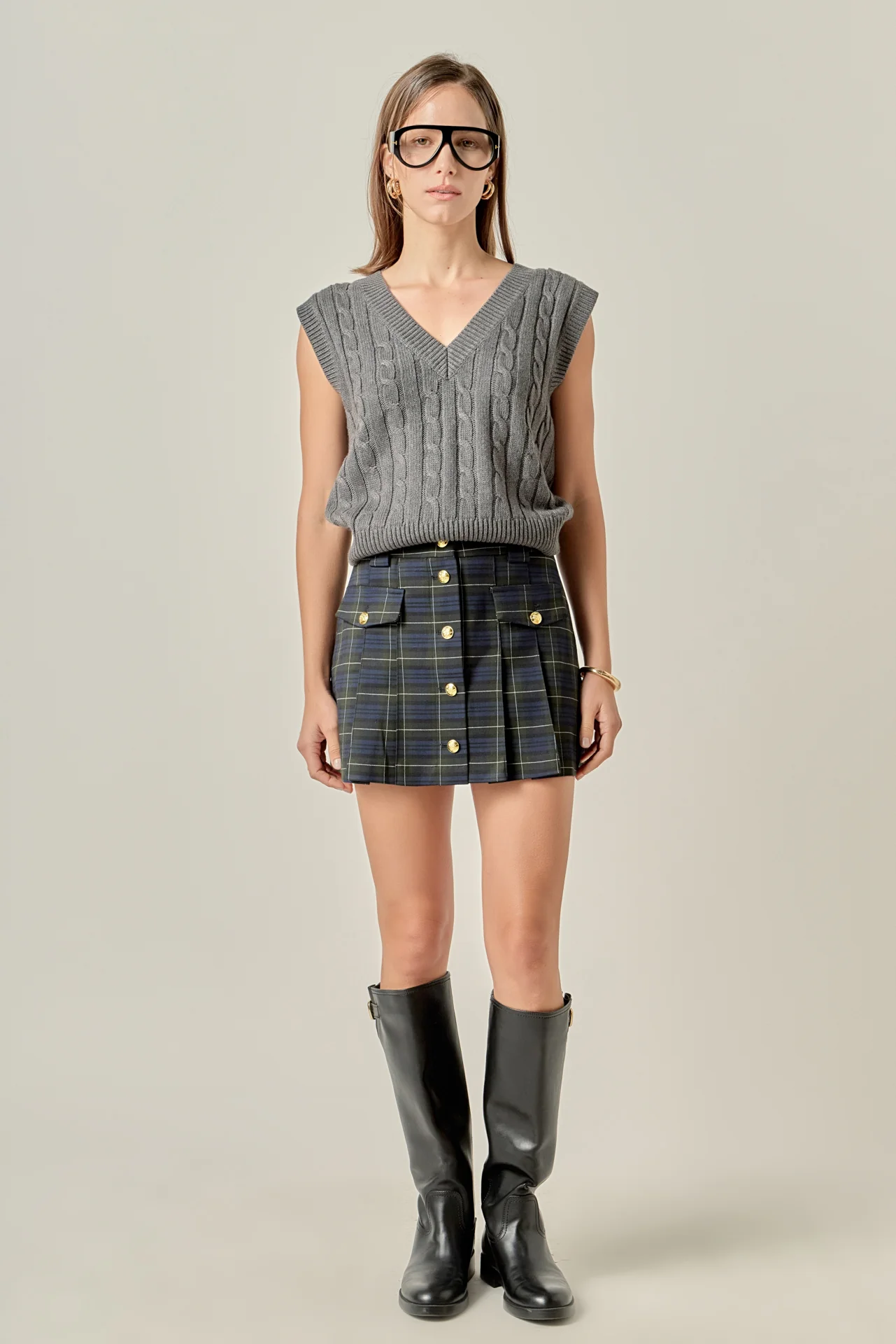 Cable Knit Chunky Vest - Image 8