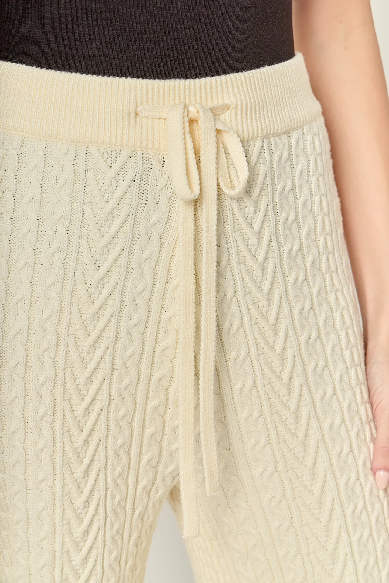 Cable Knit Long Pants - Image 3
