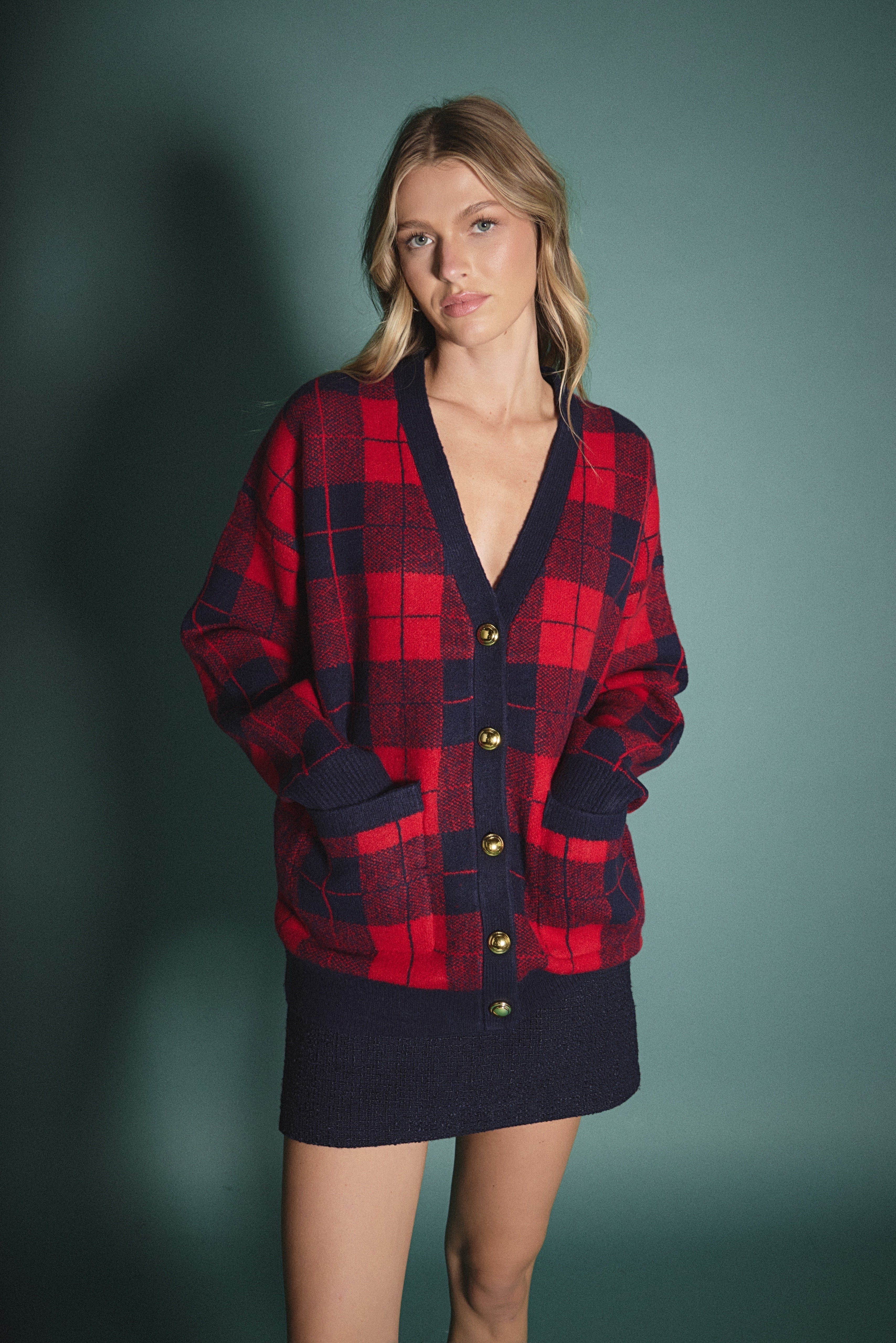 Check Cardigan - Image 10