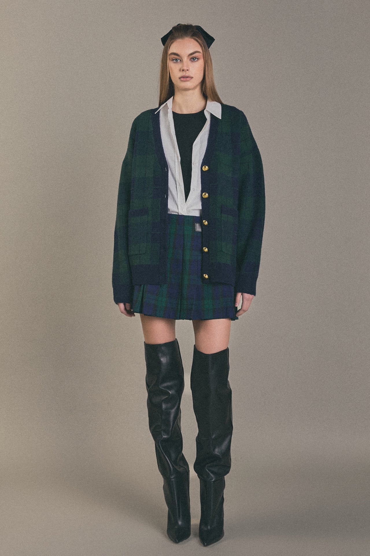 Check Cardigan - Image 12