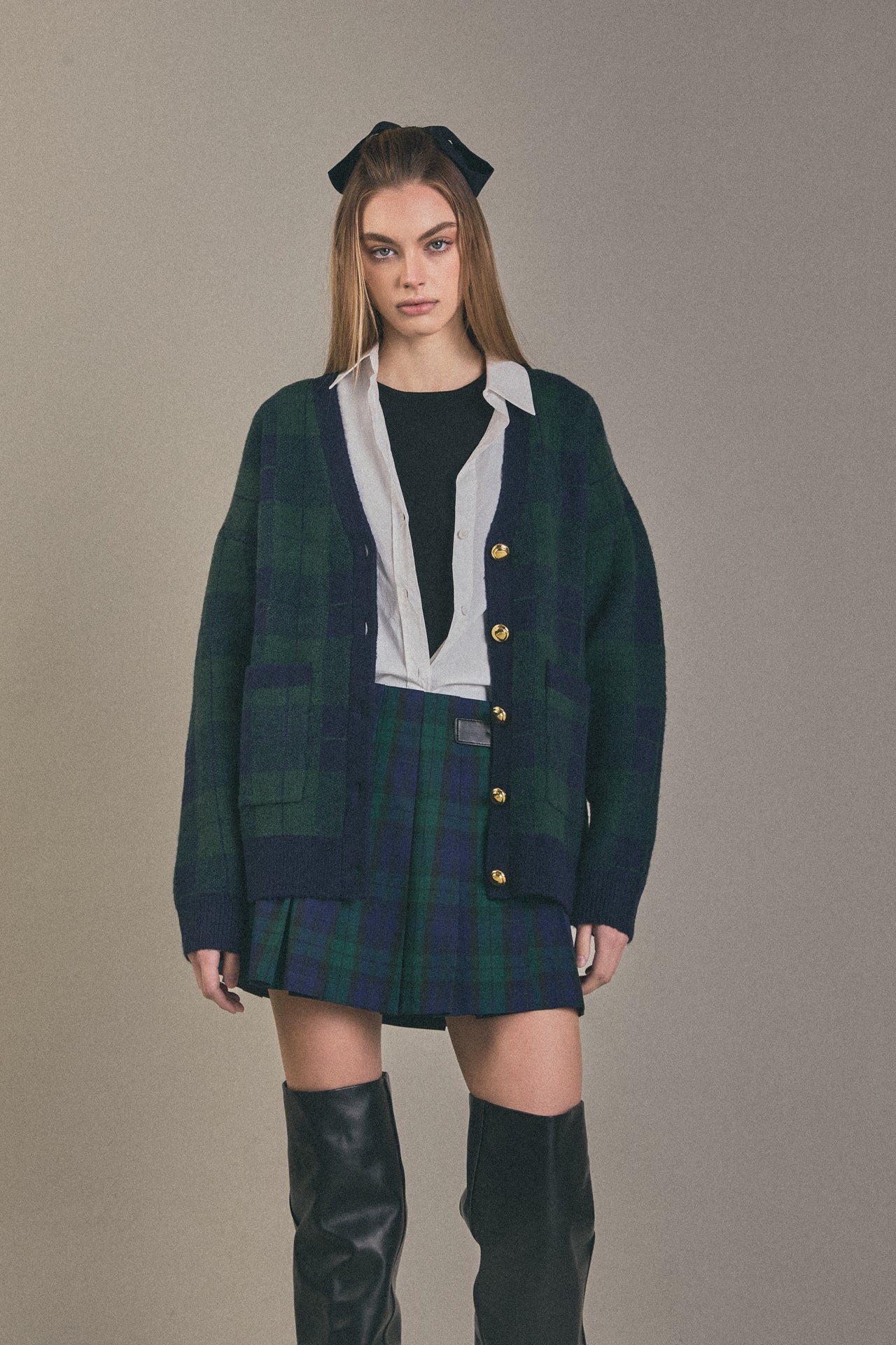 Check Cardigan - Image 16
