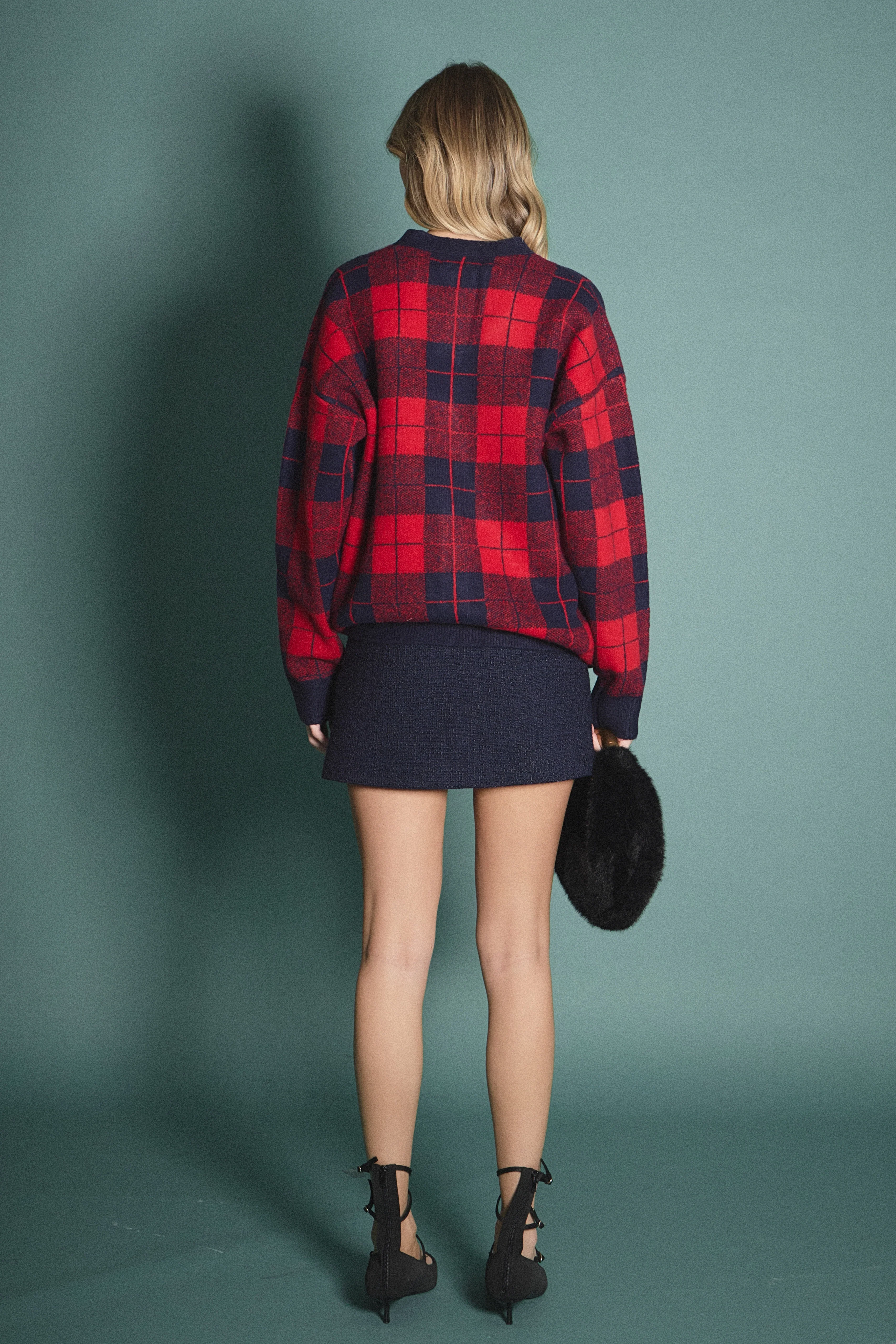 Check Cardigan - Image 9