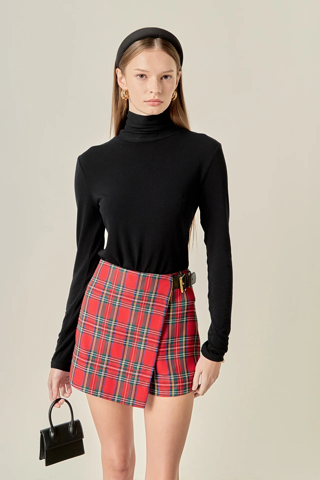 Red Check Skort - Image 6