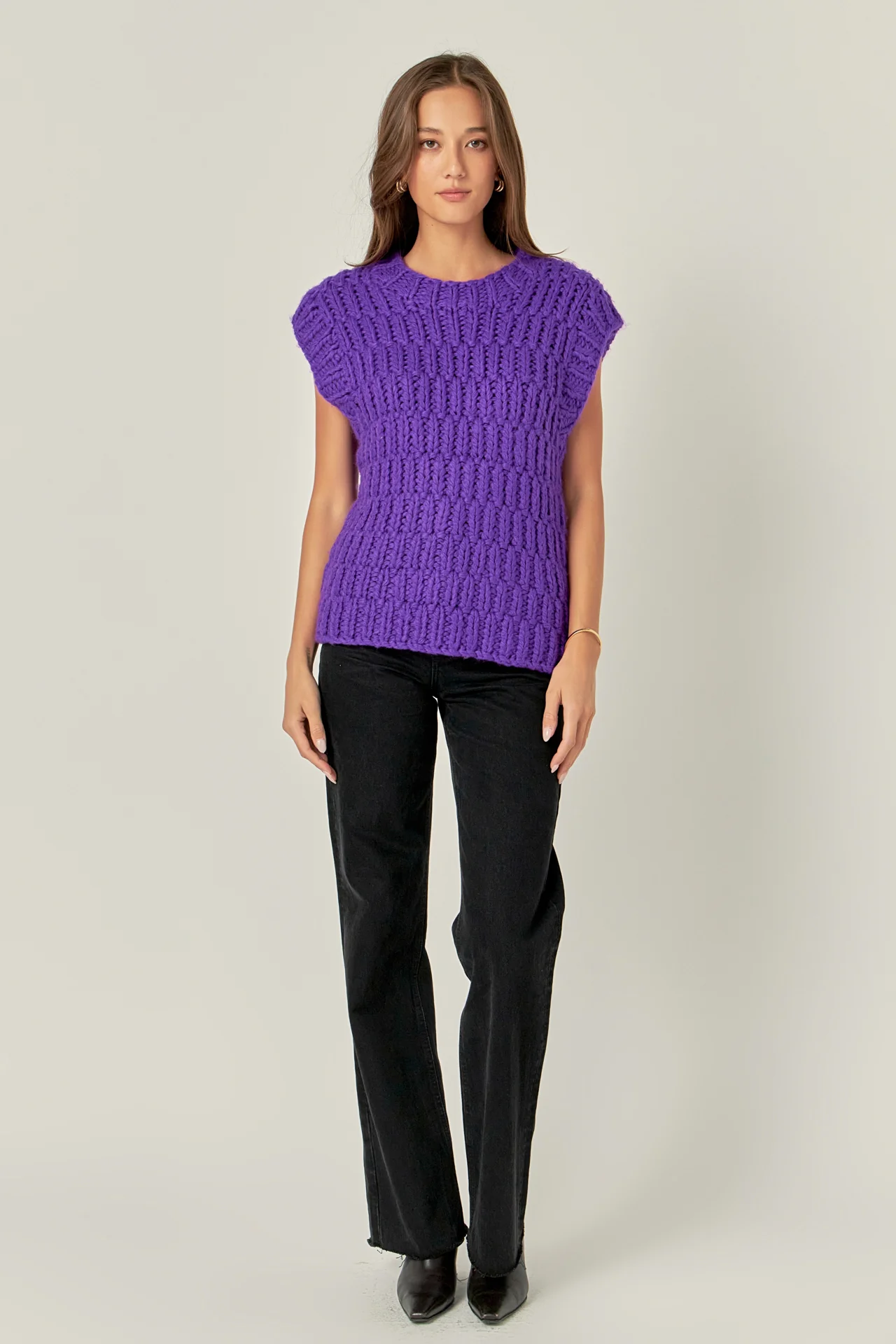 Chunky Knit Sweater Vest - Image 22