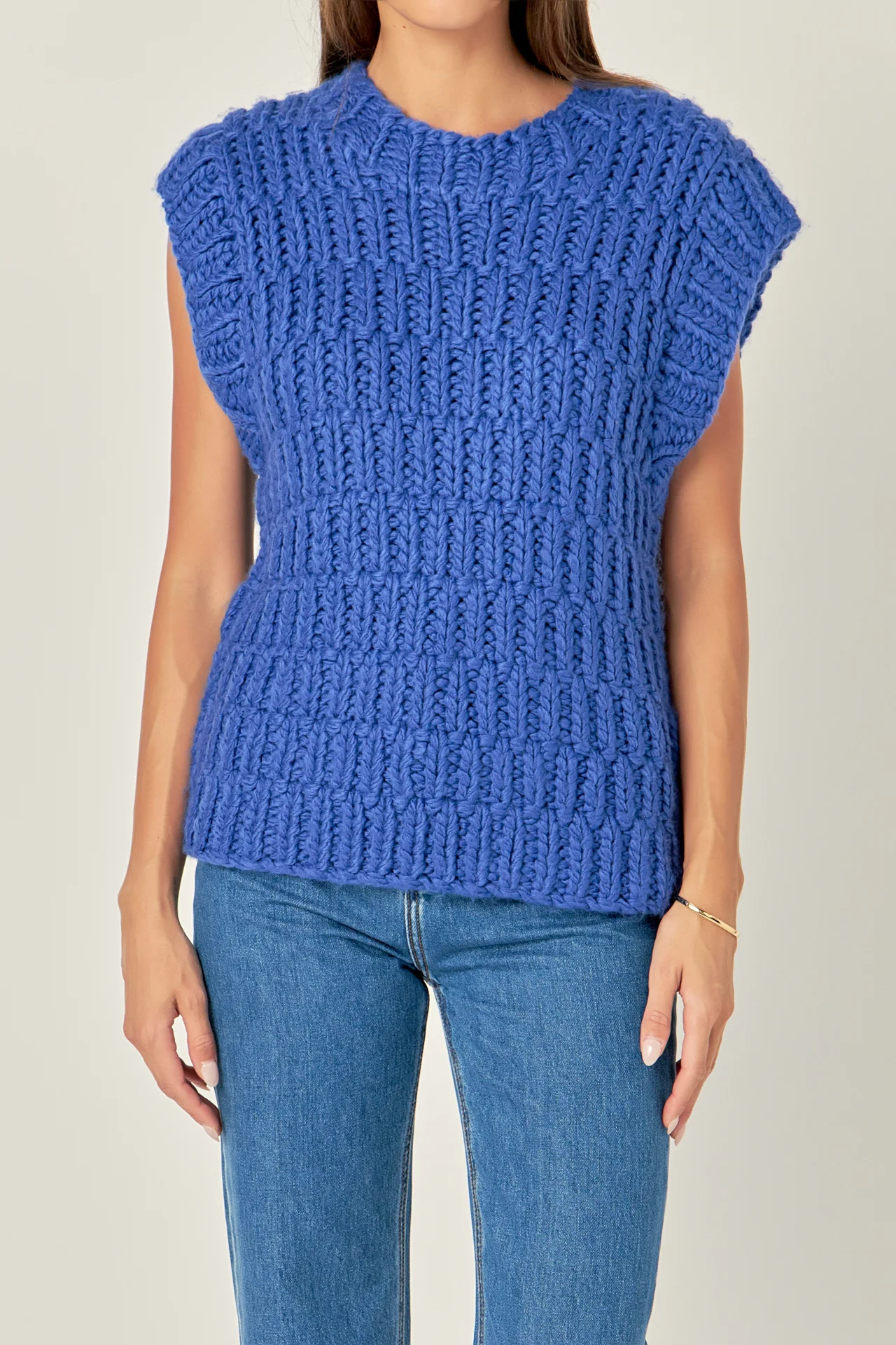 Chunky Knit Sweater Vest - Image 28