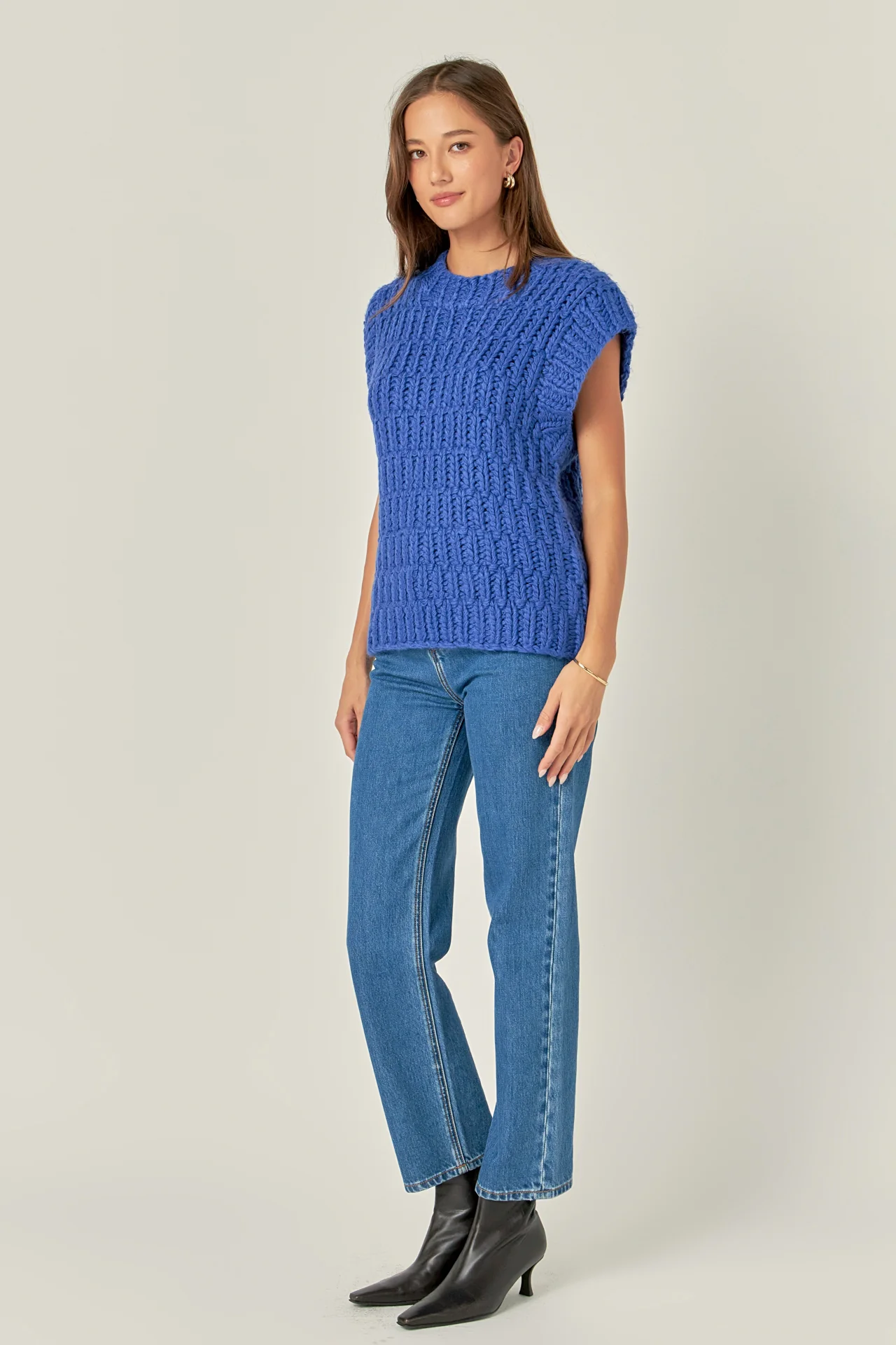 Chunky Knit Sweater Vest - Image 29