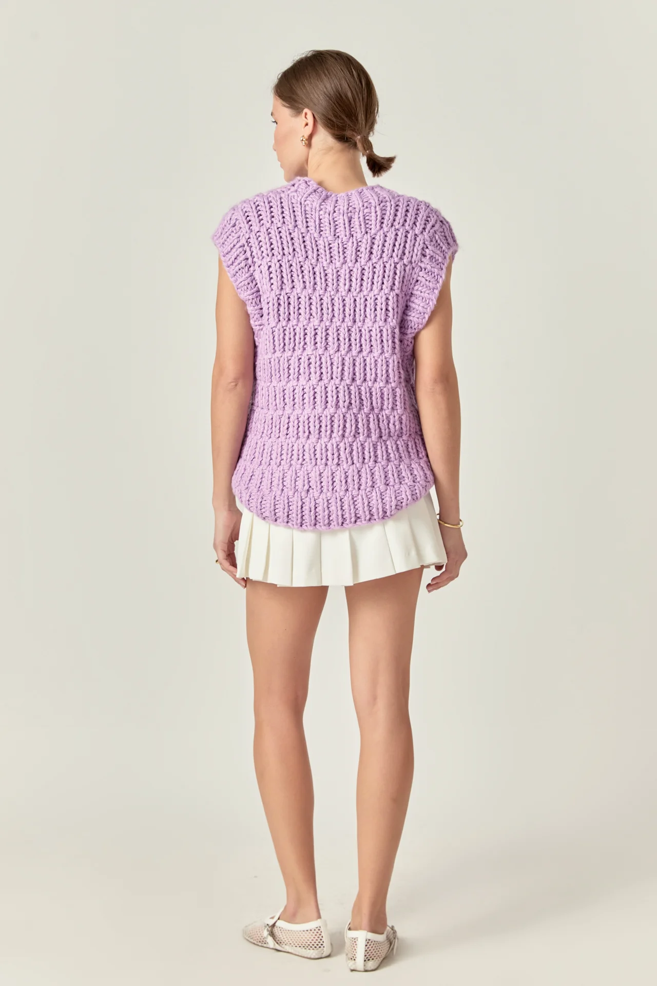 Chunky Knit Sweater Vest - Image 35