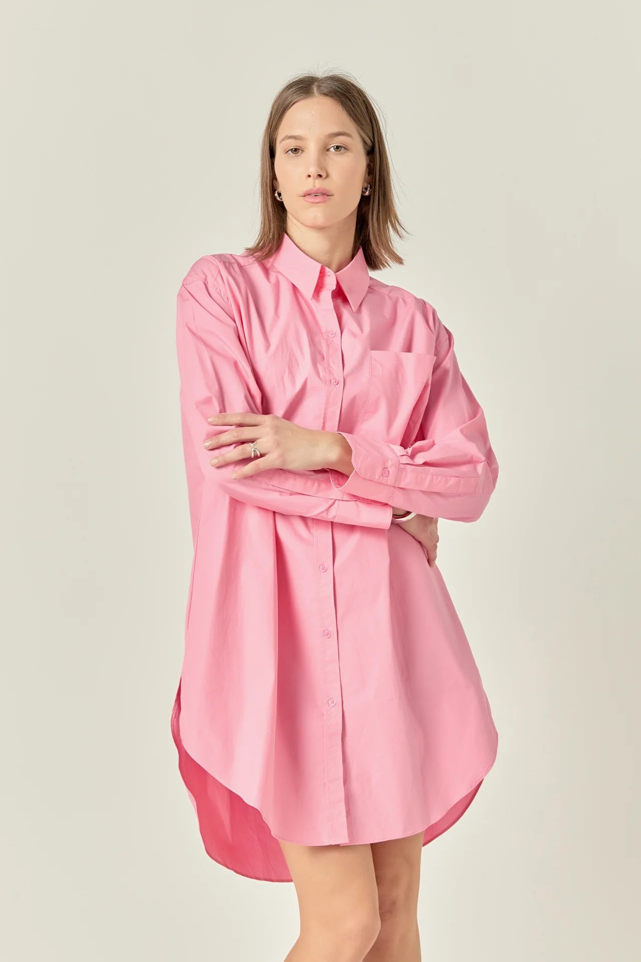 Classic Collared Dress Shirt - Image 25