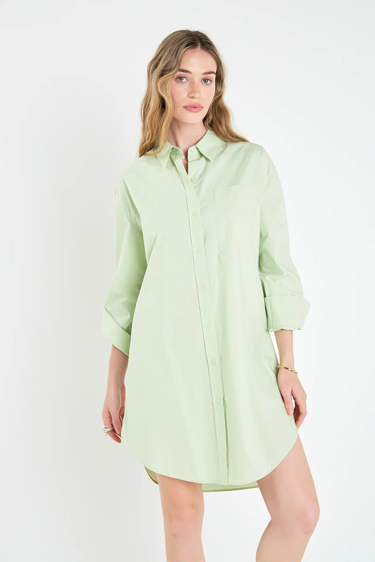 Classic Collared Dress Shirt - Image 40