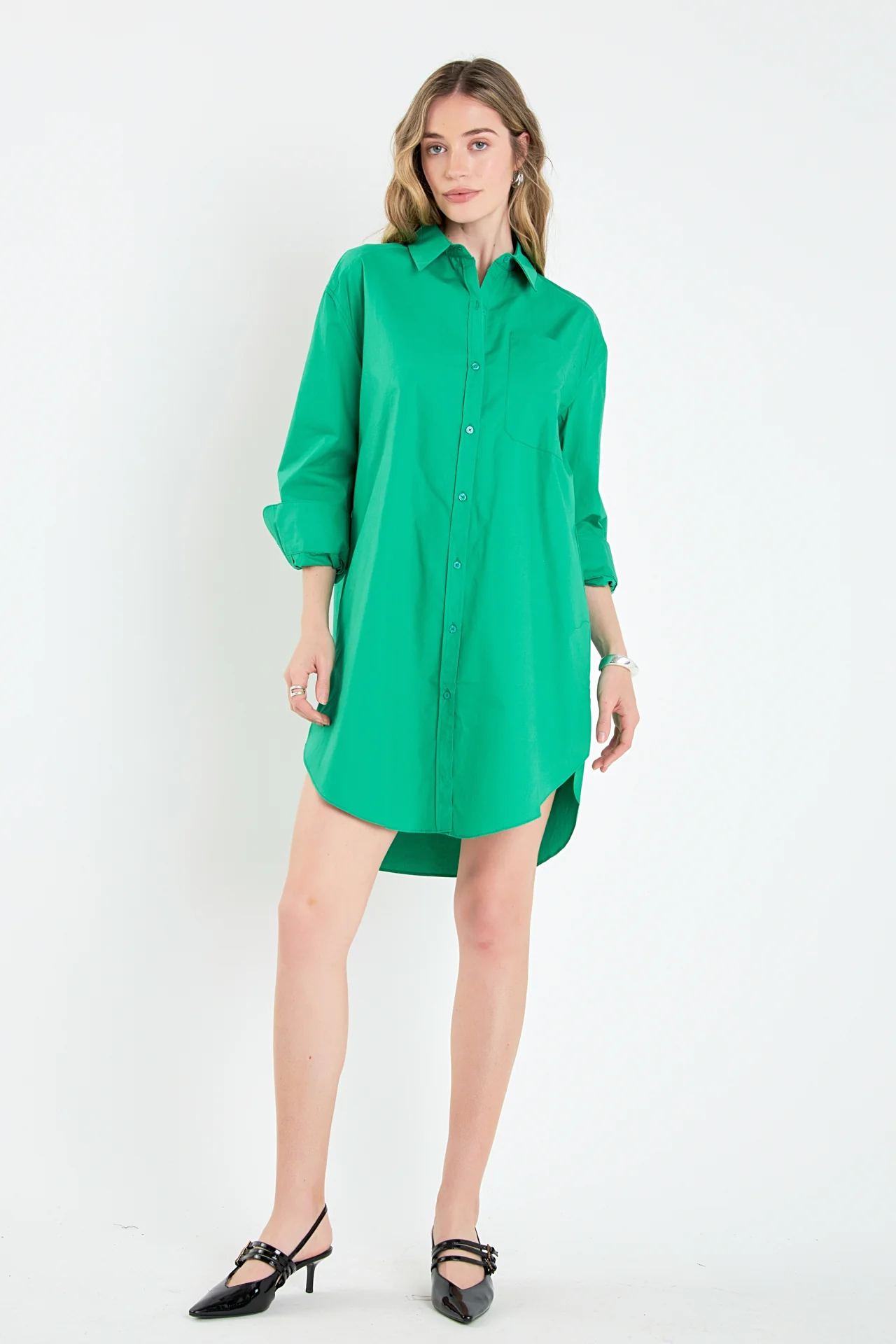 Classic Collared Dress Shirt - Image 46