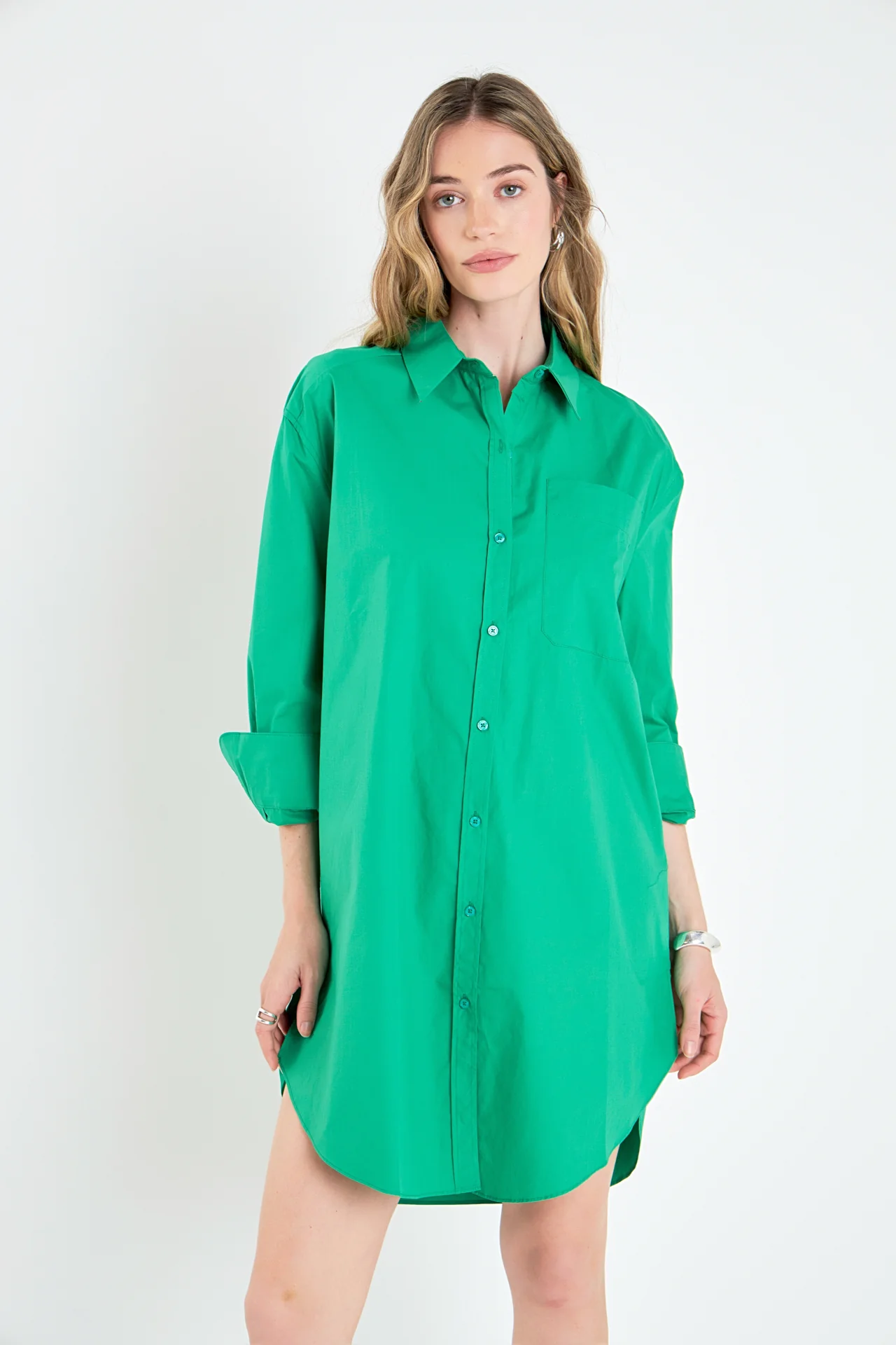 Classic Collared Dress Shirt - Image 50