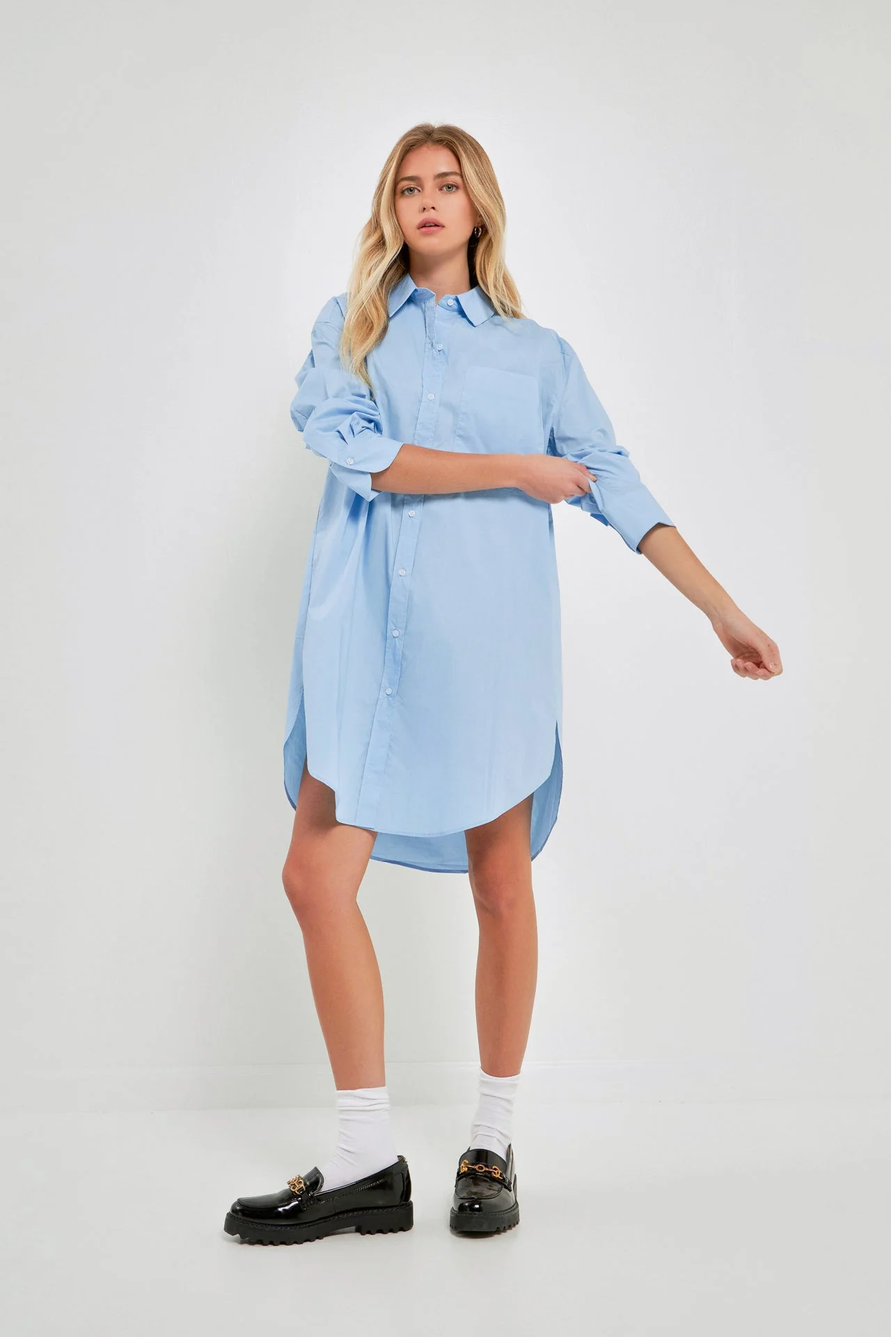 Classic Collared Dress Shirt - Image 60