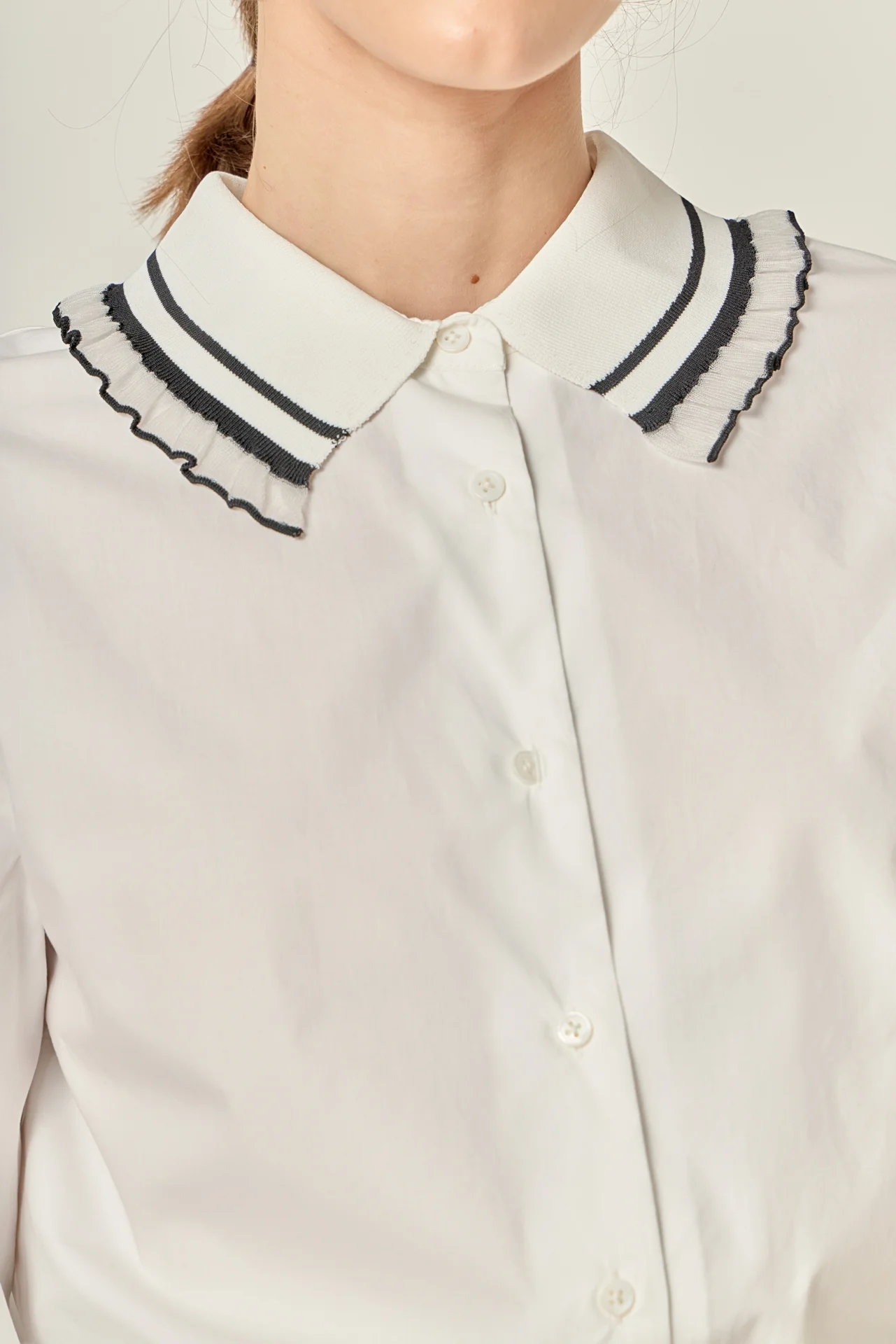 Collar Pointed Shirt - Image 2