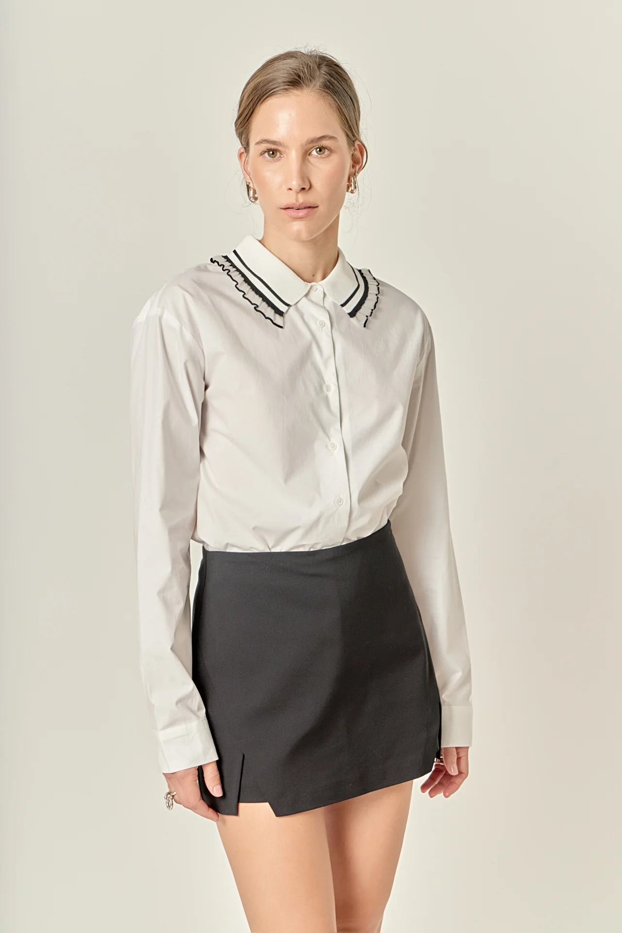 Collar Pointed Shirt - Image 5