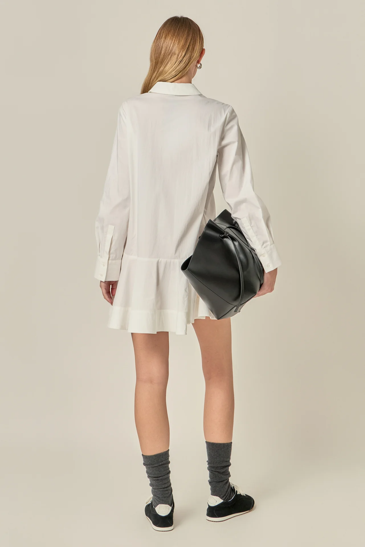 Collared Flare Skirt Dress - Image 5