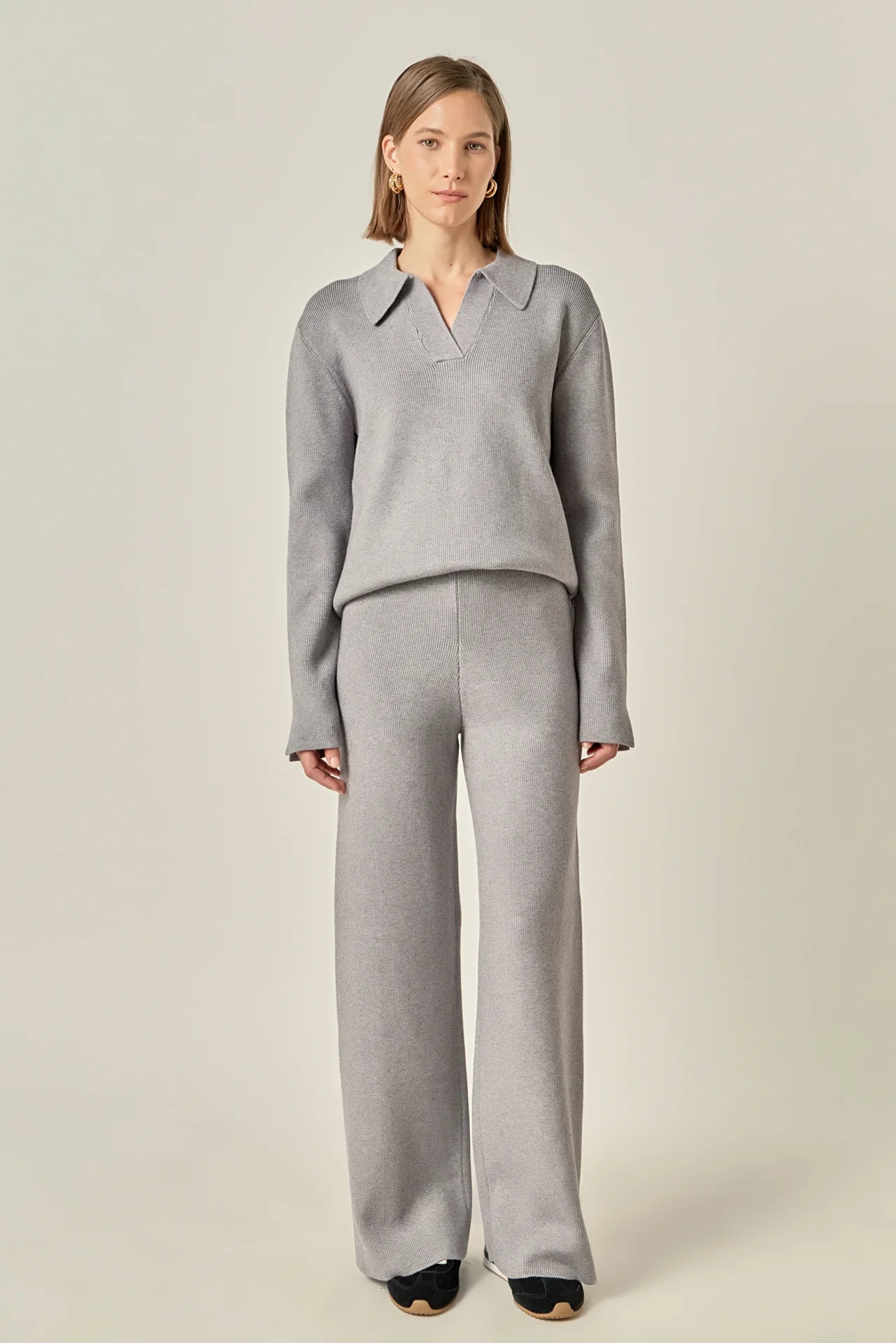 Collared Knit Sweater - Image 17