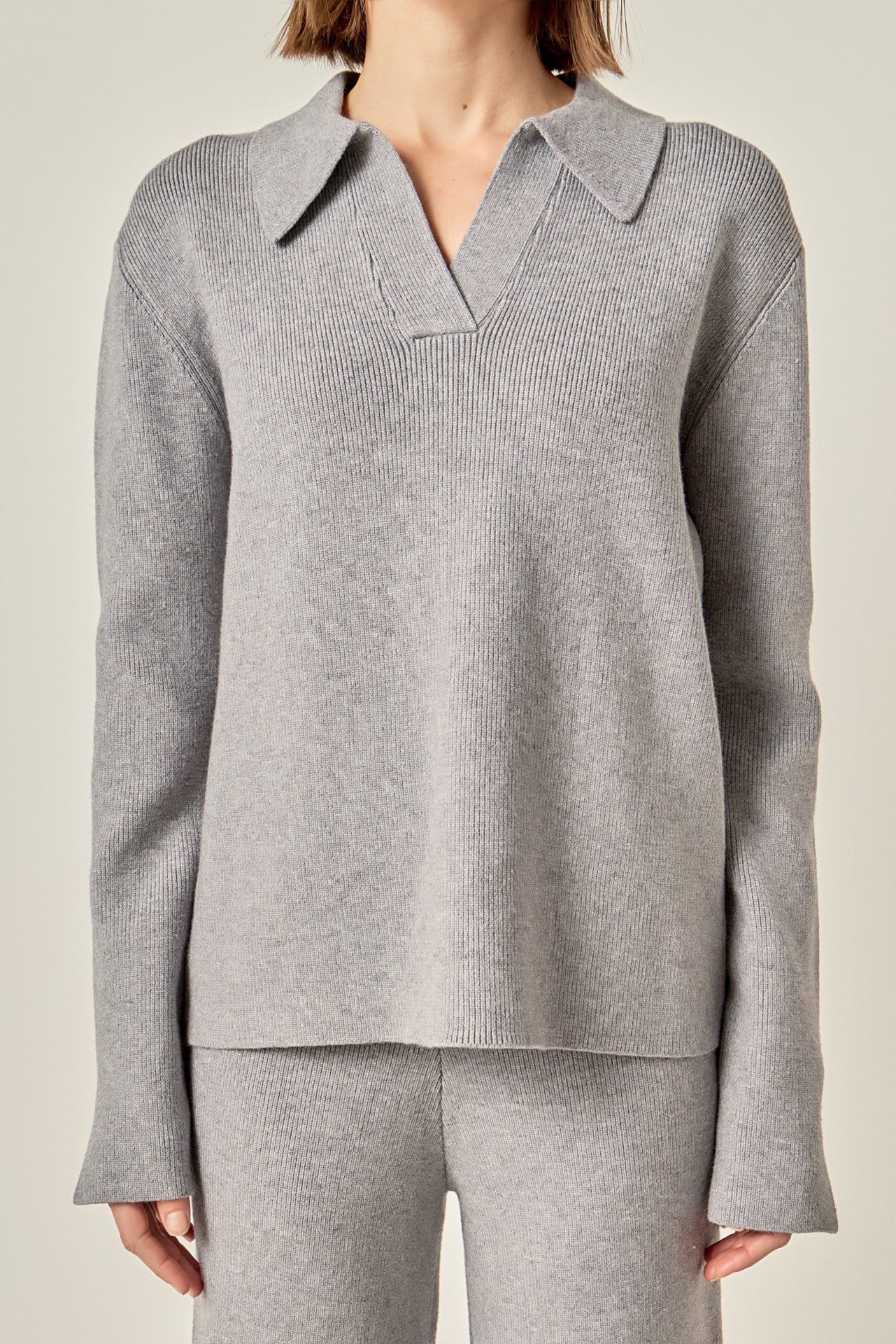 Collared Knit Sweater - Image 18