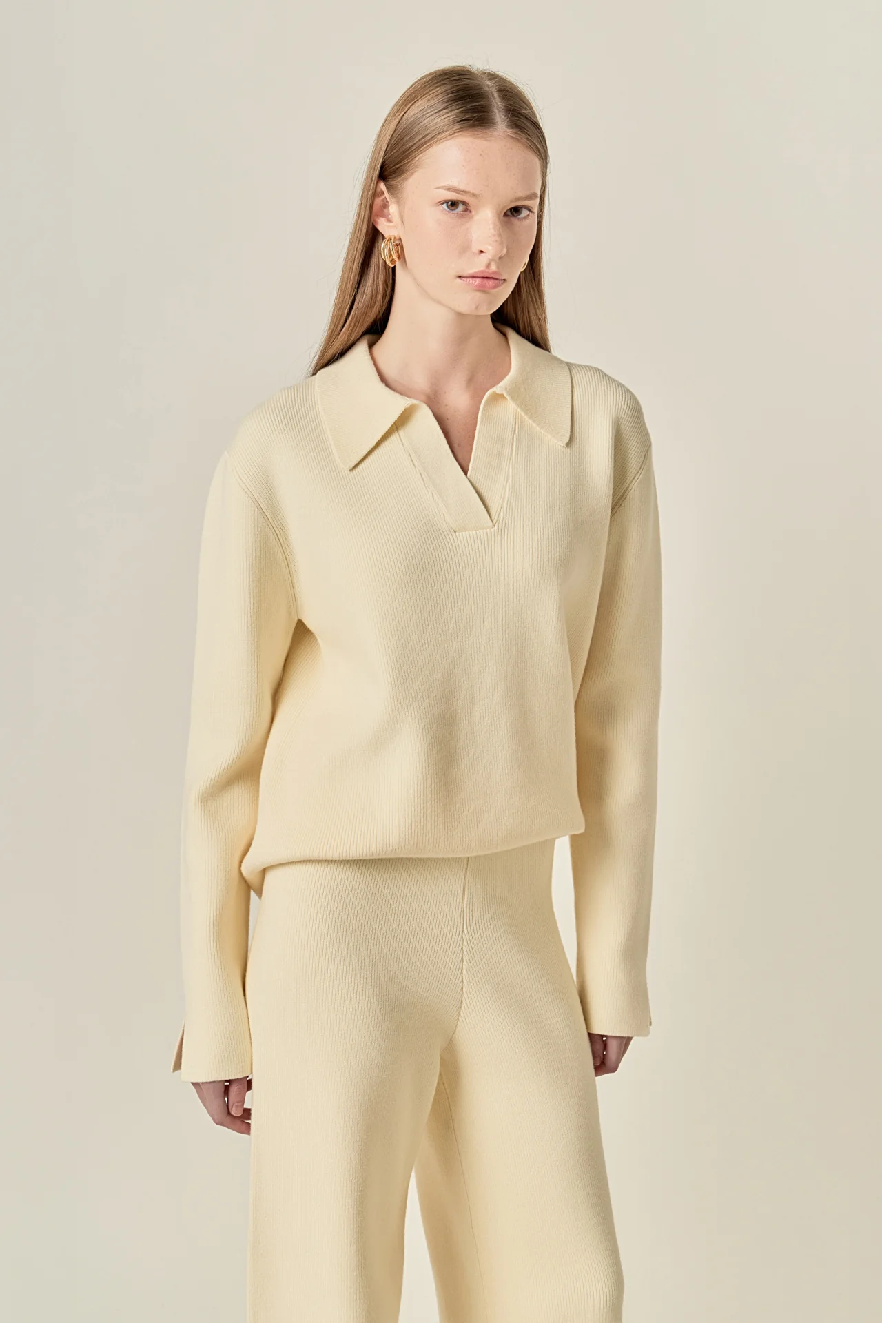 Collared Knit Sweater - Image 5