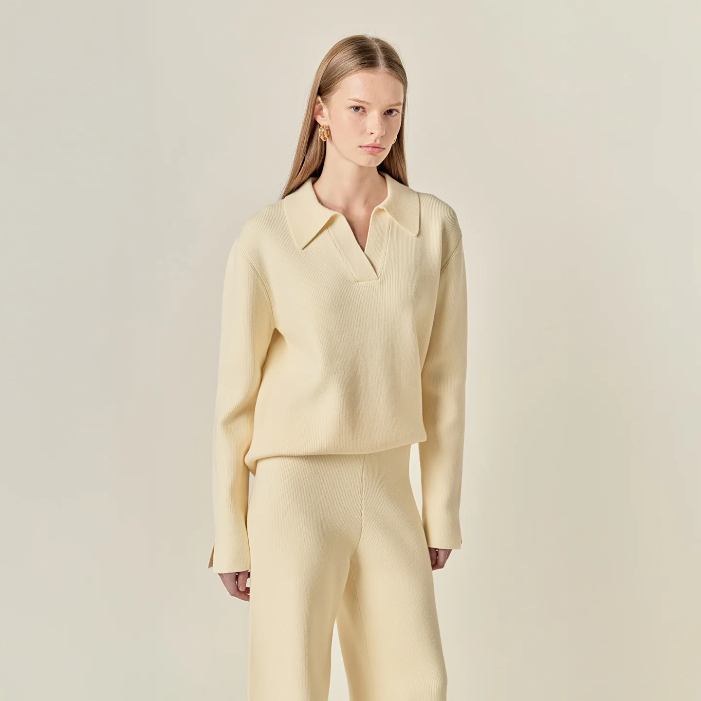 Collared Knit Sweater - Image 6