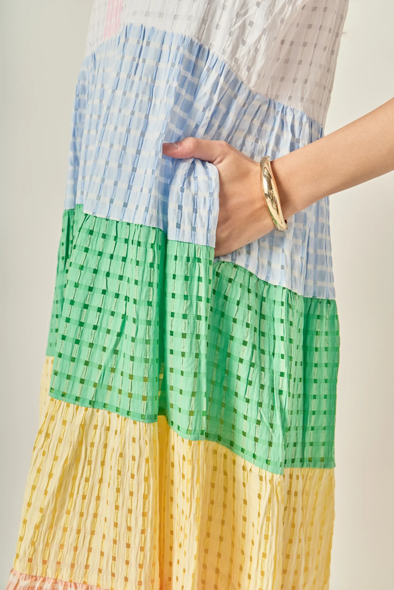 Sunni Color Block Midi Dress - Image 3