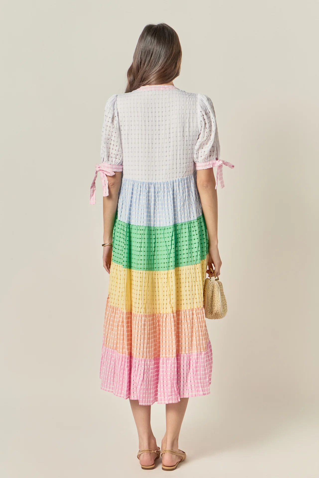 Sunni Color Block Midi Dress - Image 5
