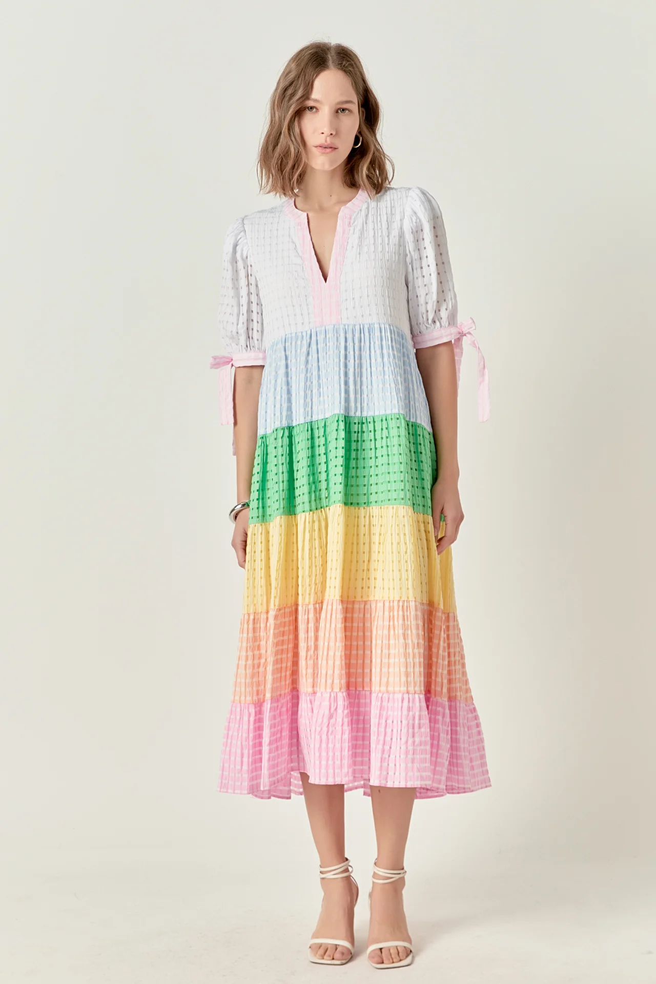 Sunni Color Block Midi Dress - Image 7