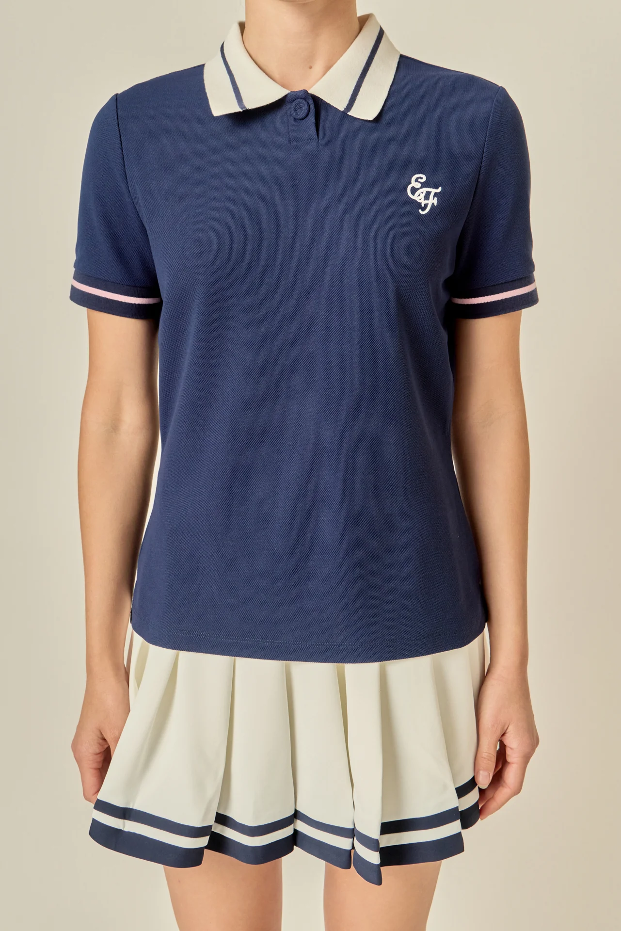 Color Block Polo Shirt - Image 2