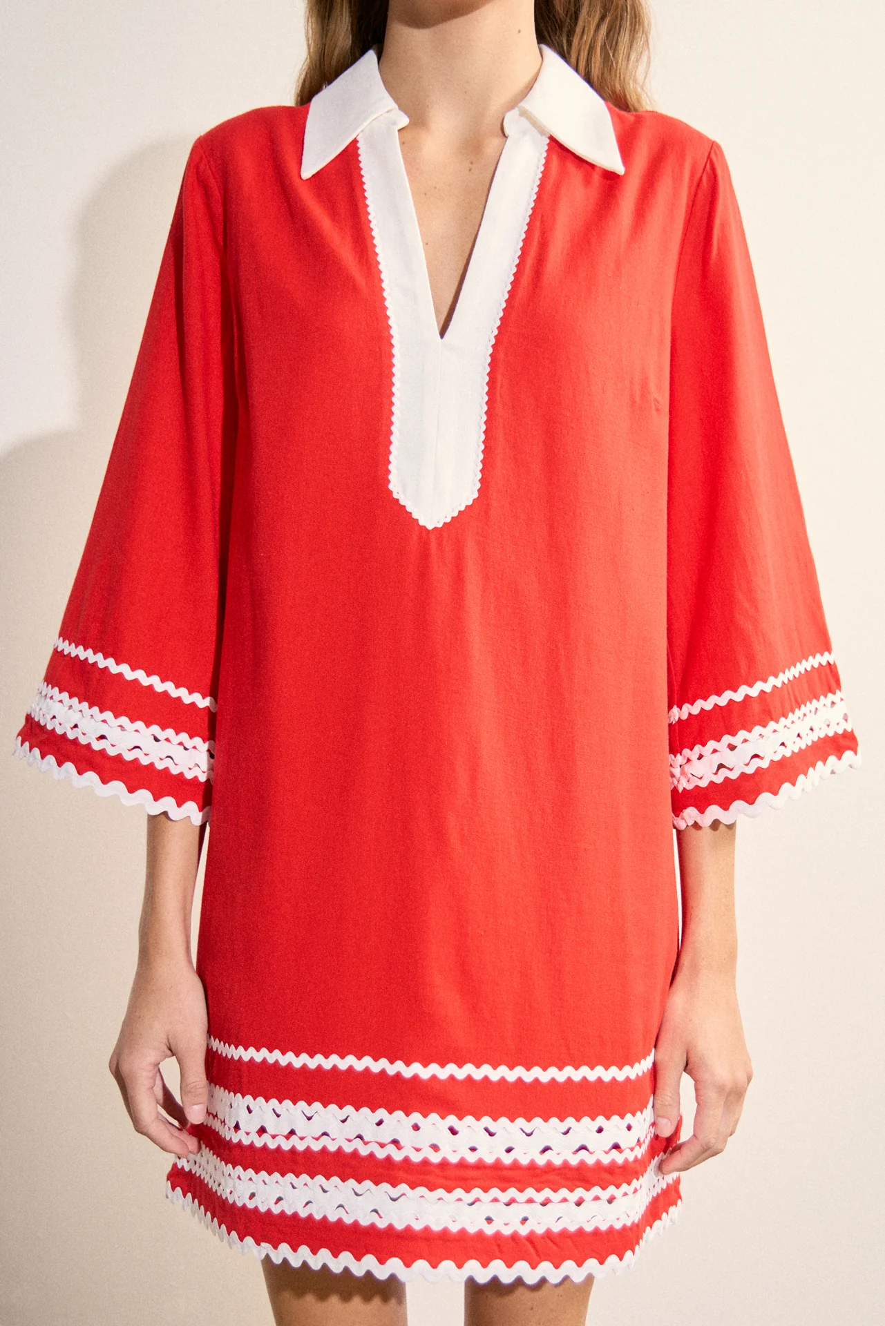 Ric Rac Tunic Mini Dress - Image 11