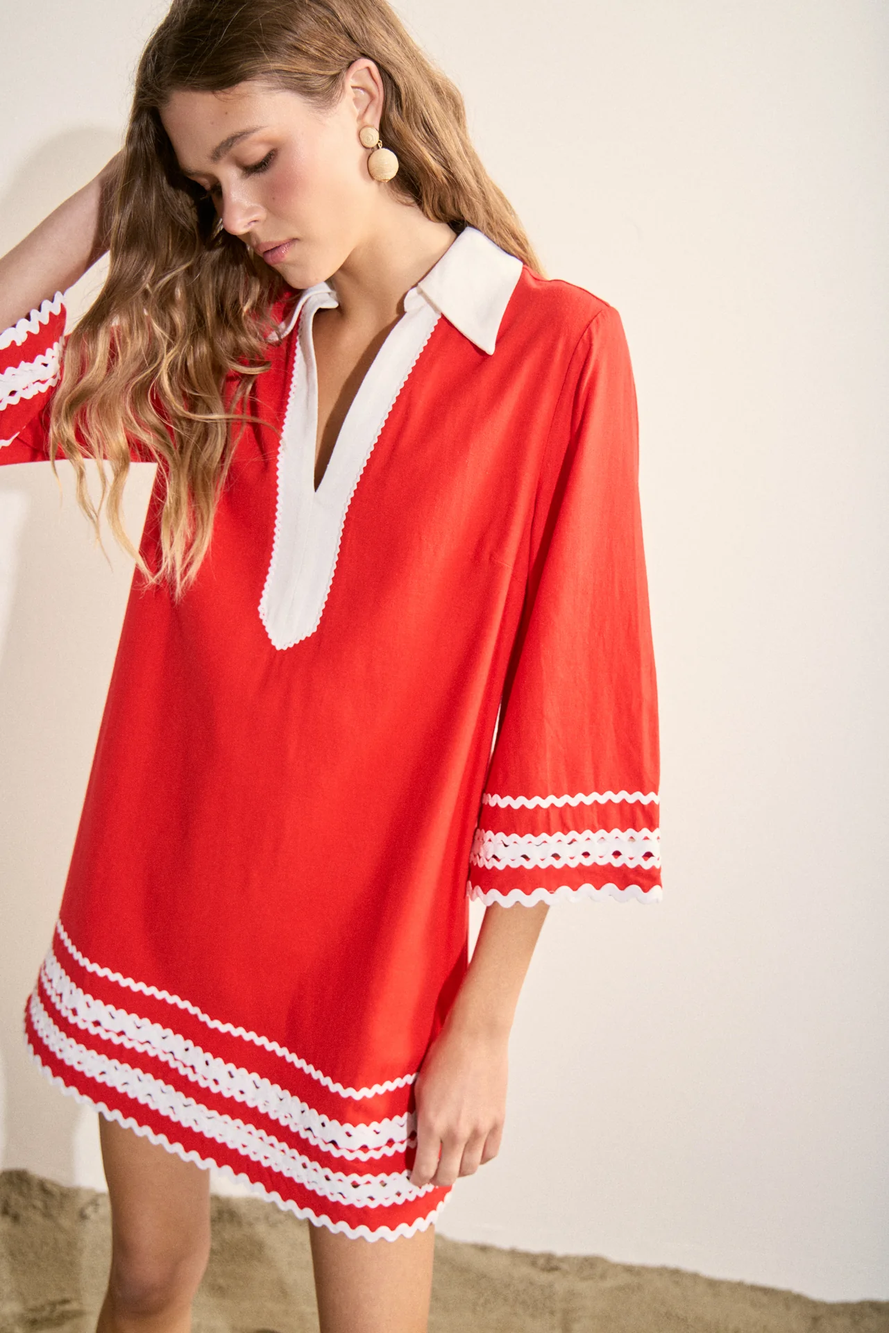 Ric Rac Tunic Mini Dress - Image 15