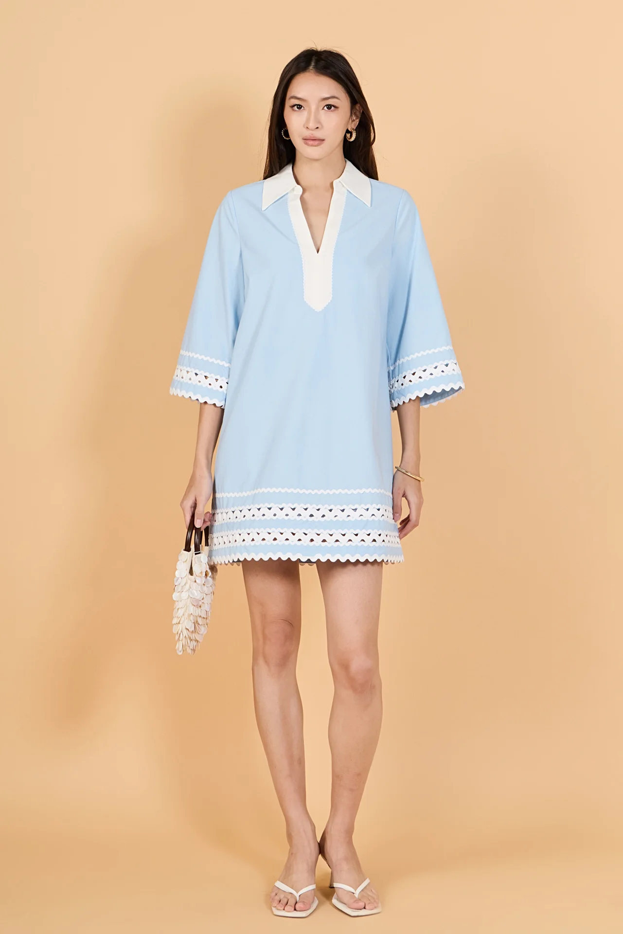 Ric Rac Tunic Mini Dress - Image 17