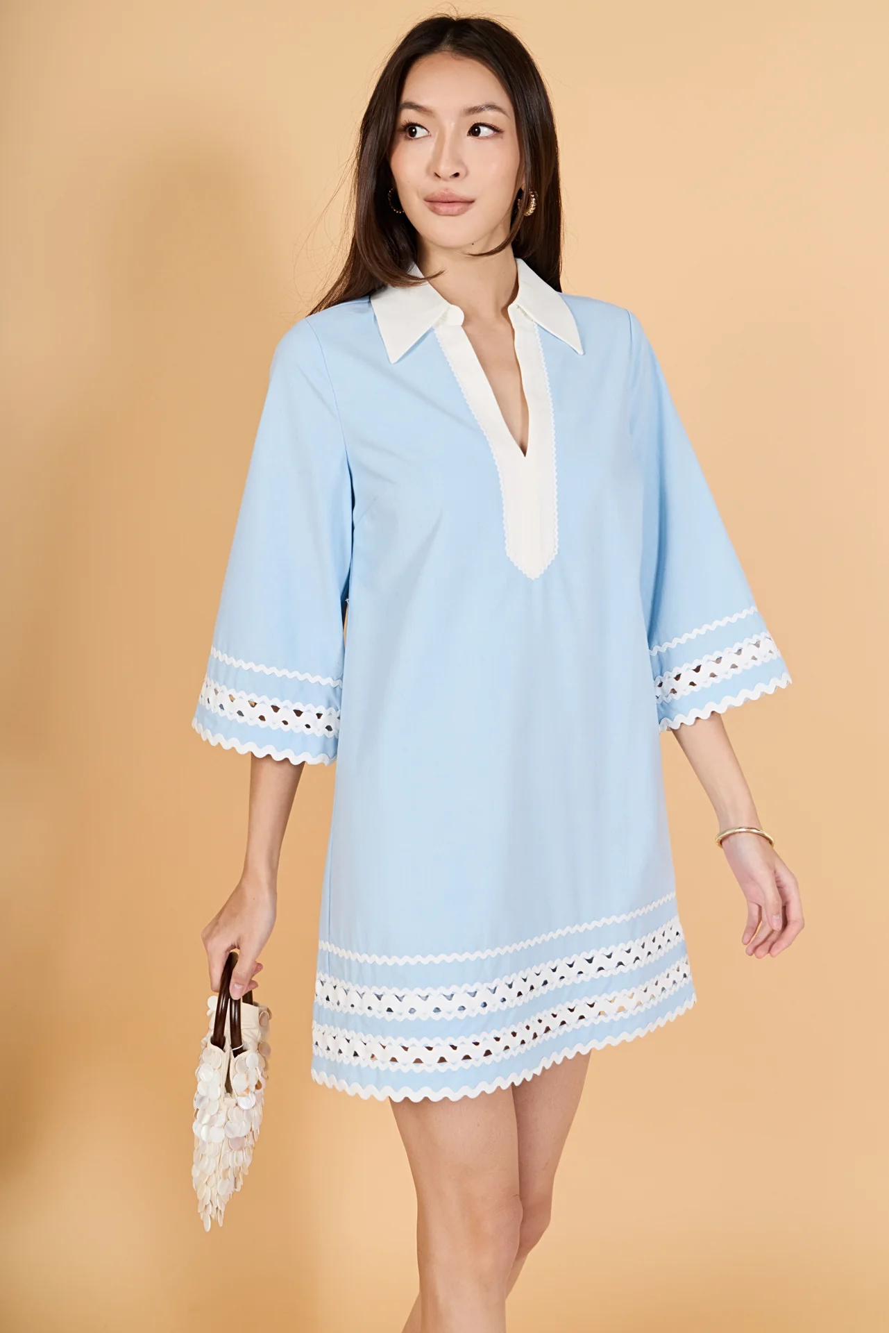 Ric Rac Tunic Mini Dress - Image 22