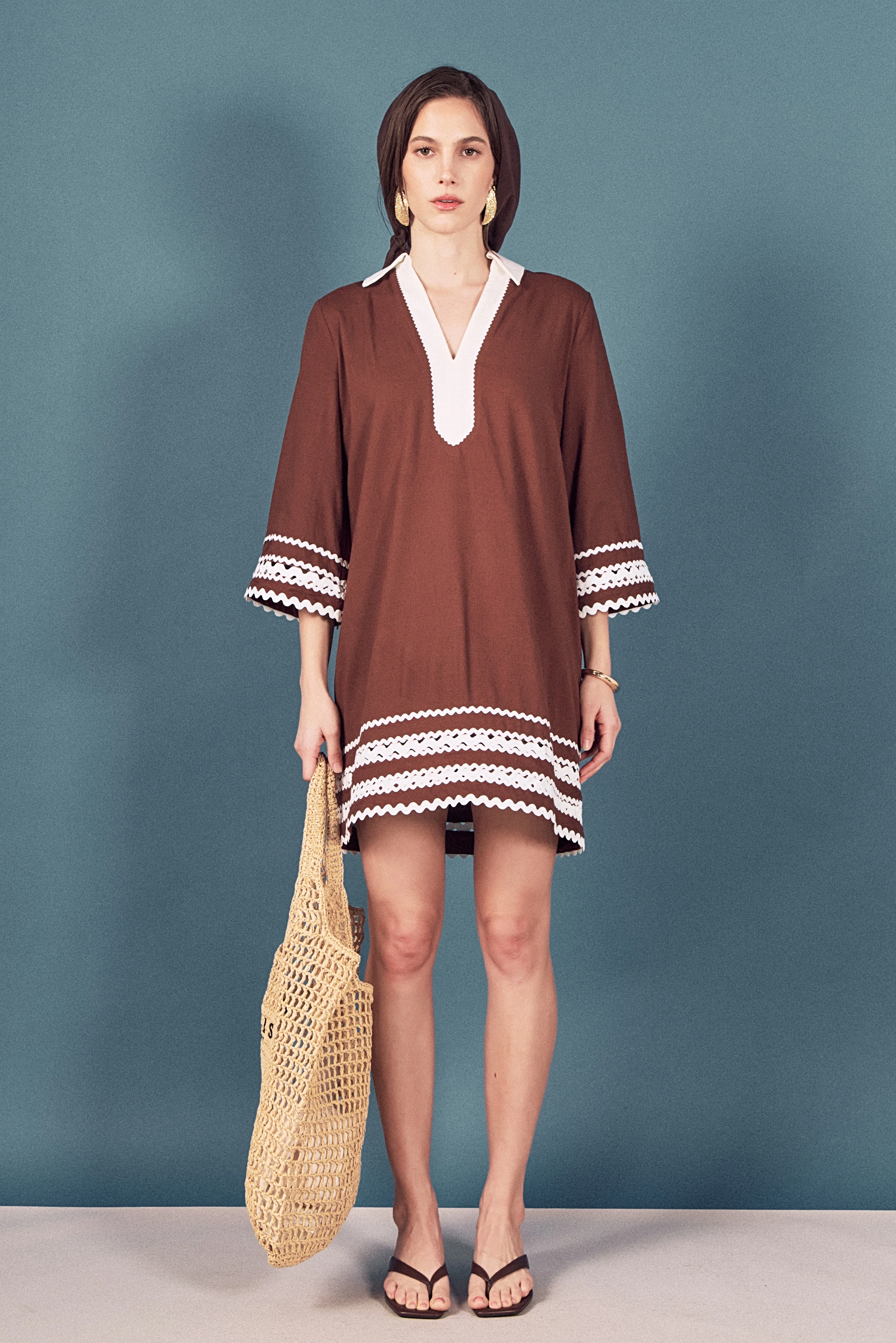 Ric Rac Tunic Mini Dress - Image 25