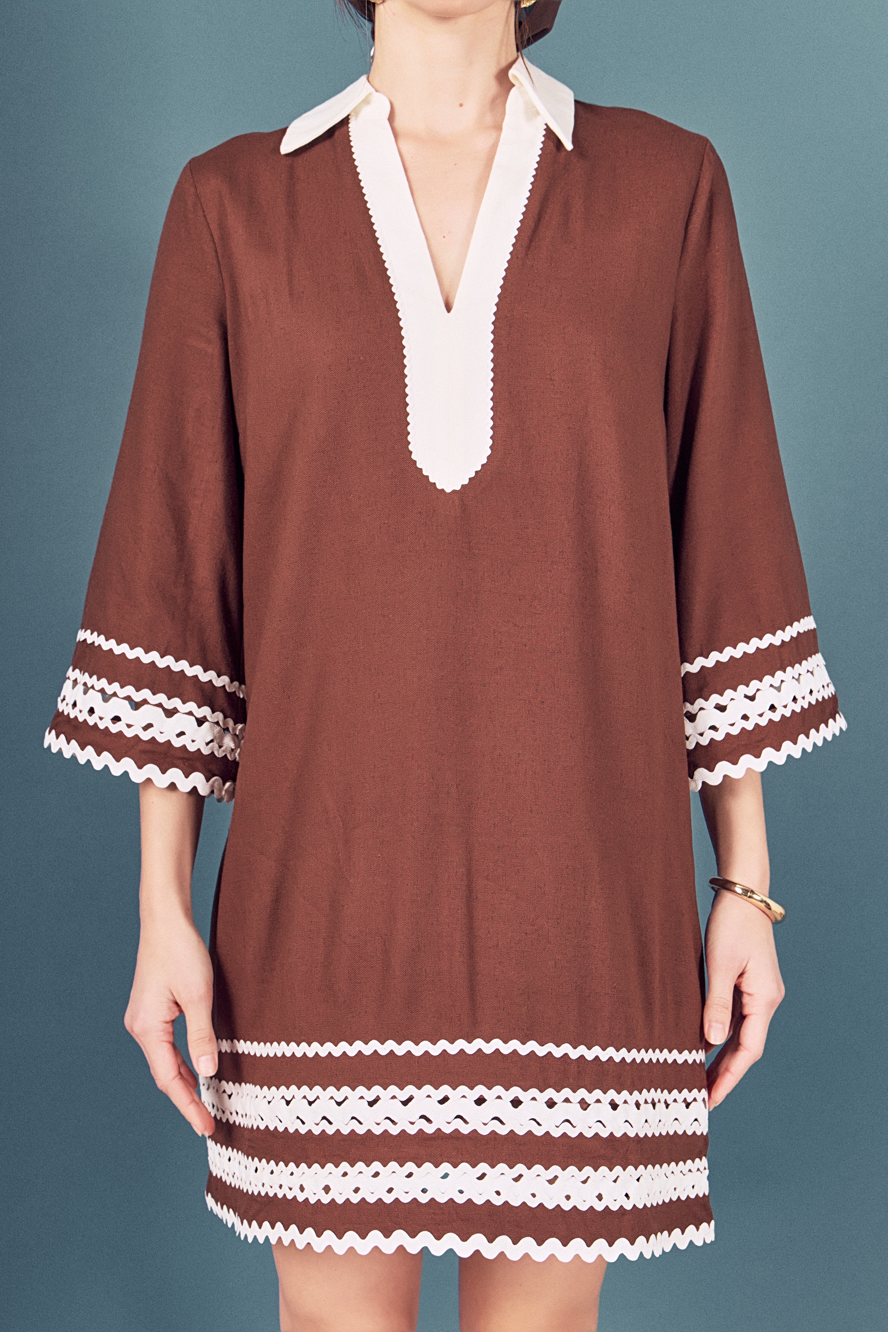 Ric Rac Tunic Mini Dress - Image 26