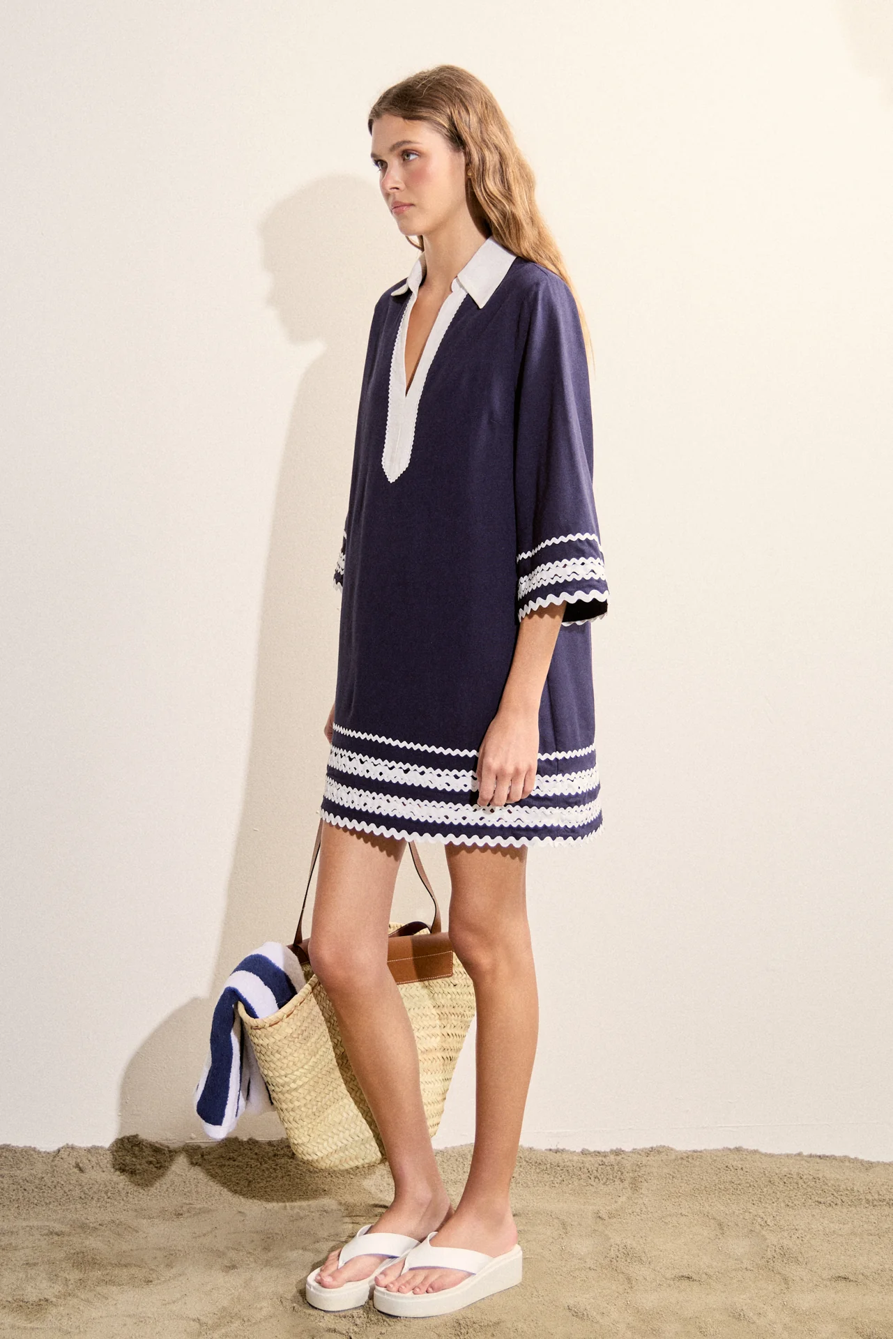 Ric Rac Tunic Mini Dress - Image 3