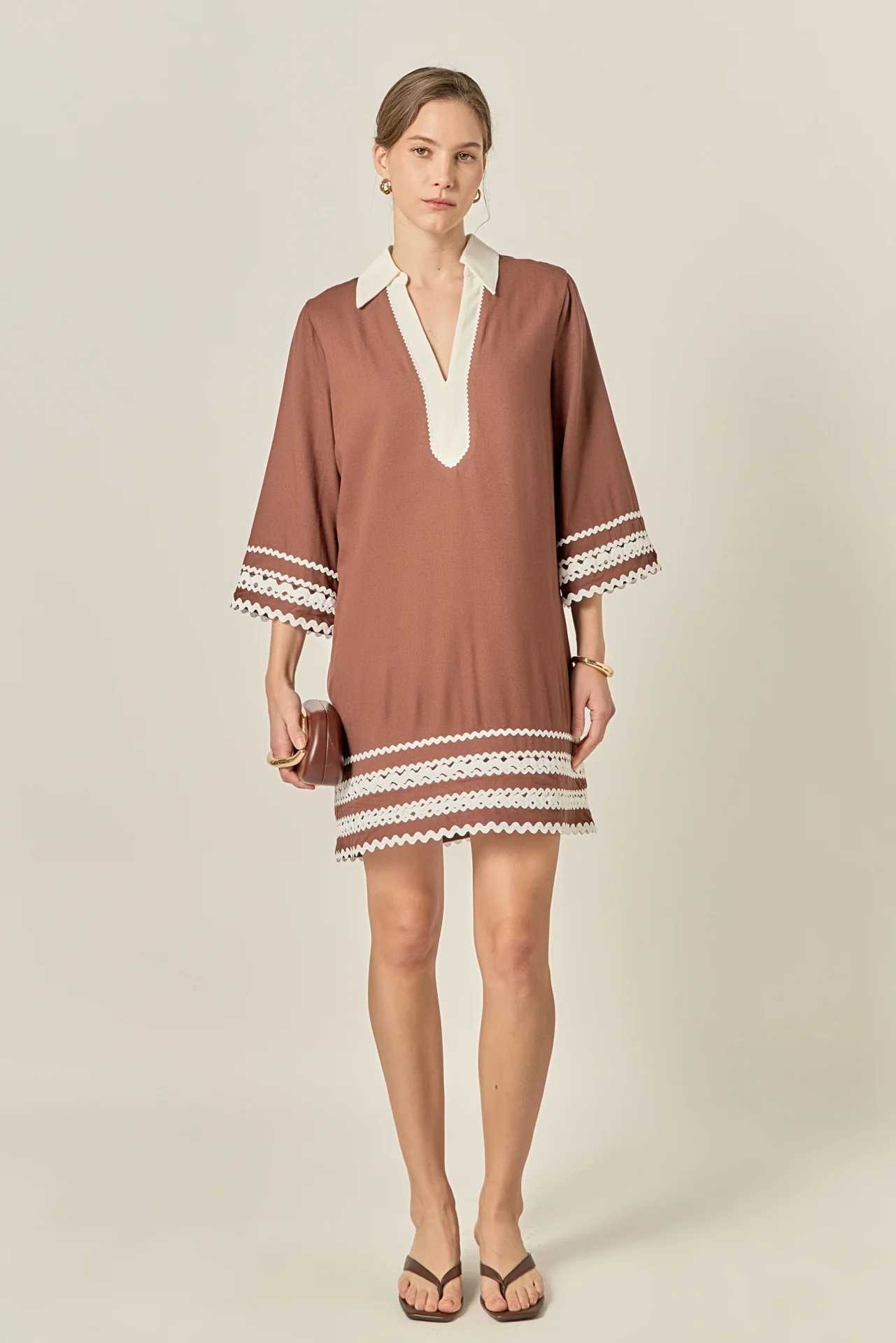 Ric Rac Tunic Mini Dress - Image 31