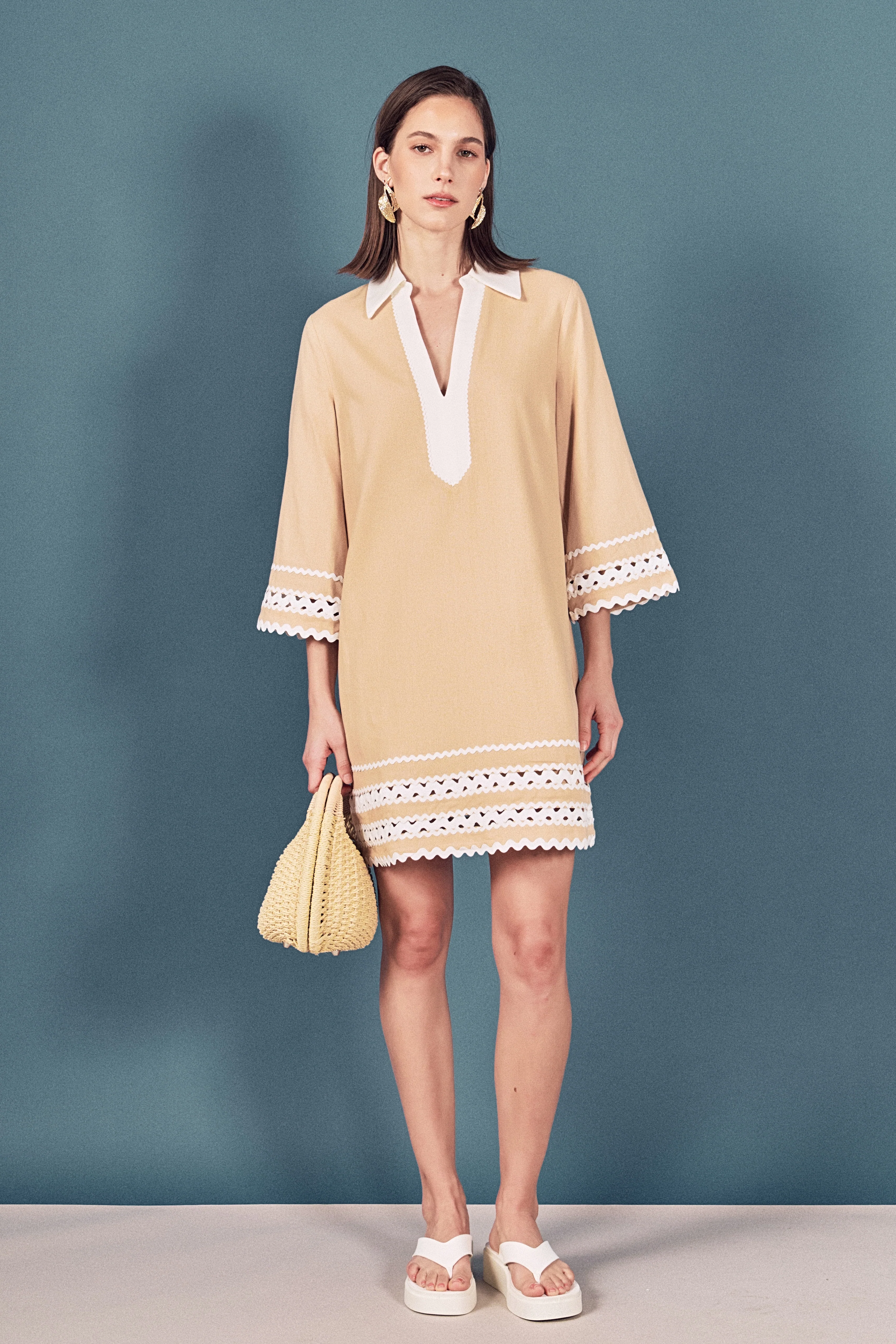 Ric Rac Tunic Mini Dress - Image 32