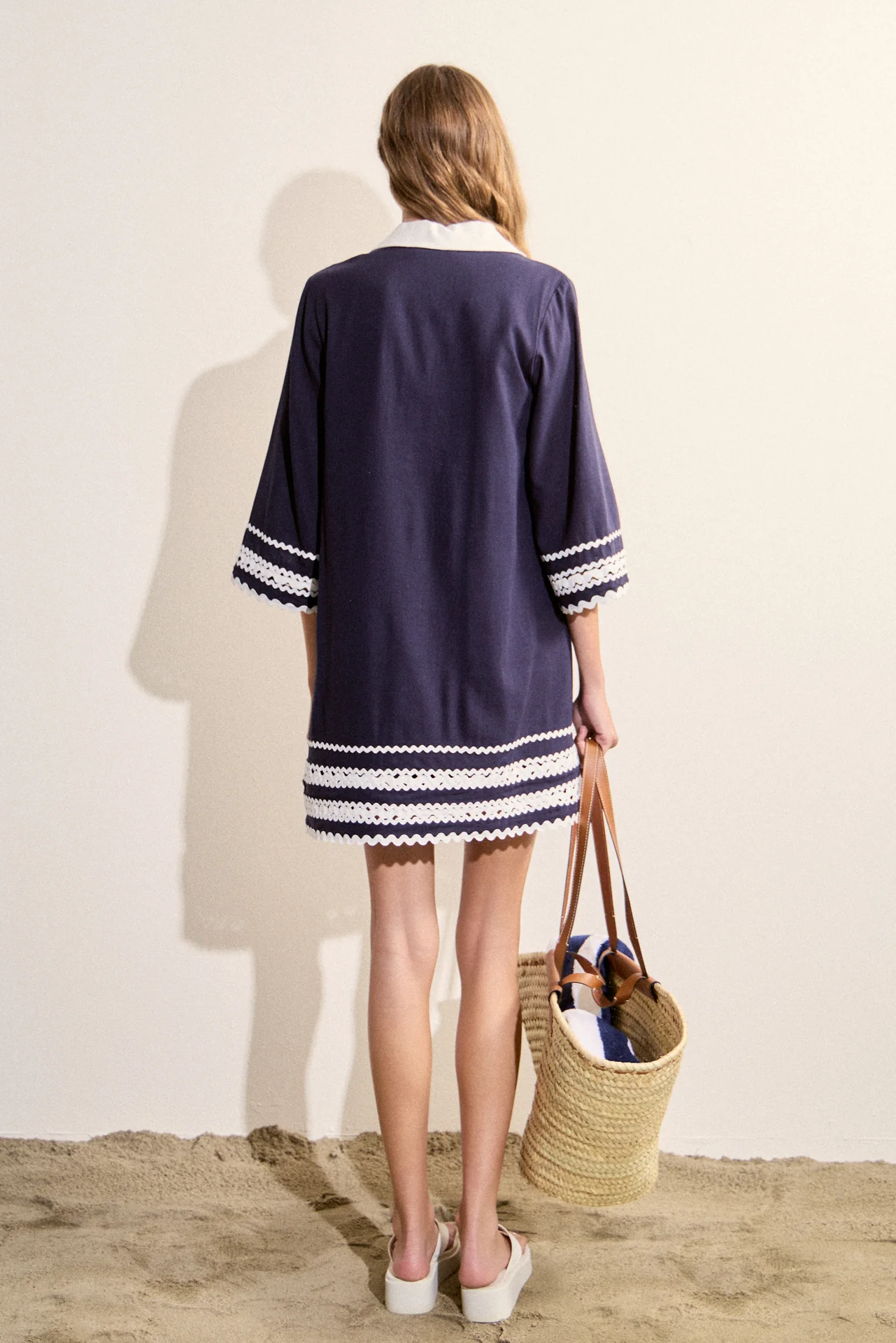 Ric Rac Tunic Mini Dress - Image 4
