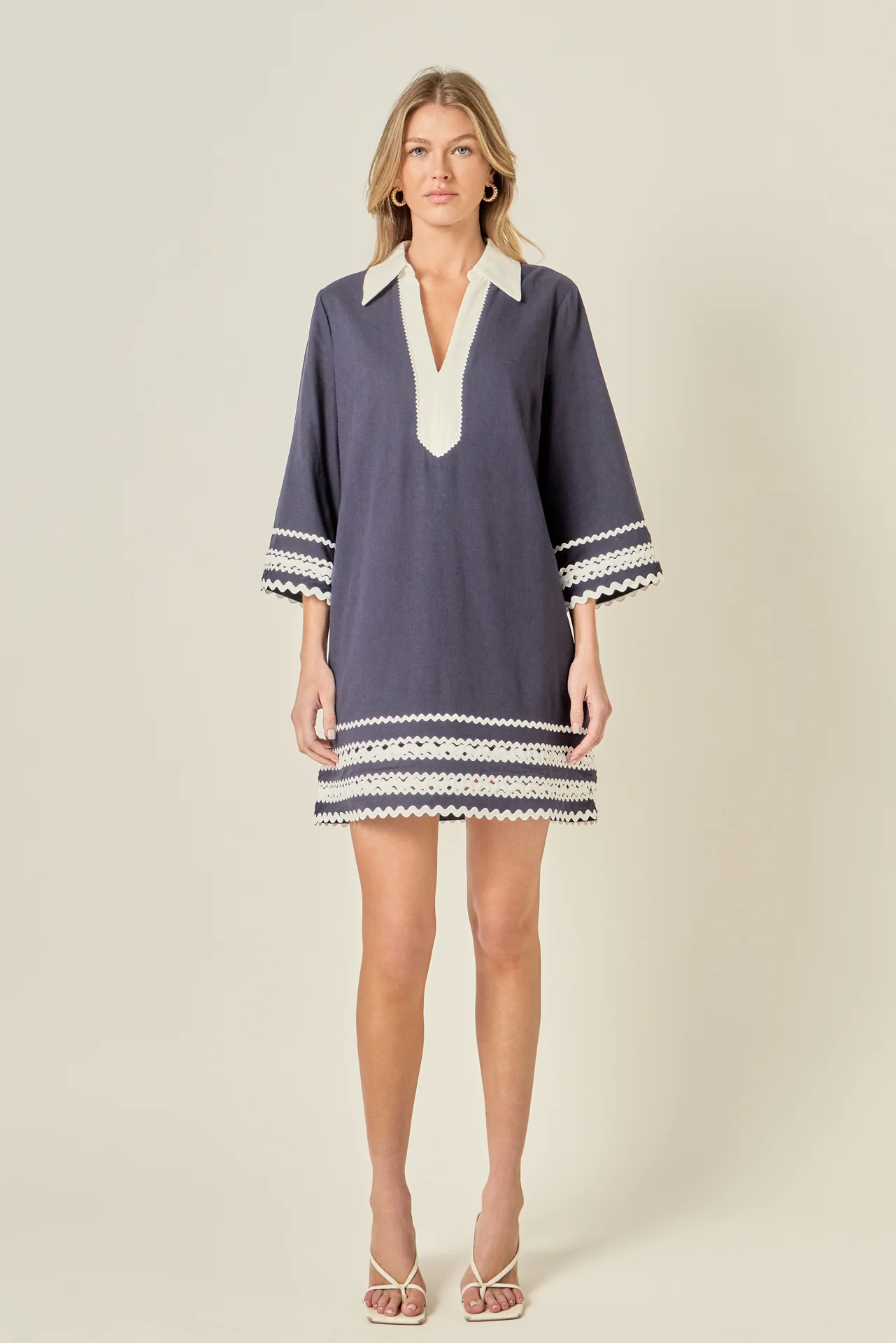 Ric Rac Tunic Mini Dress - Image 8