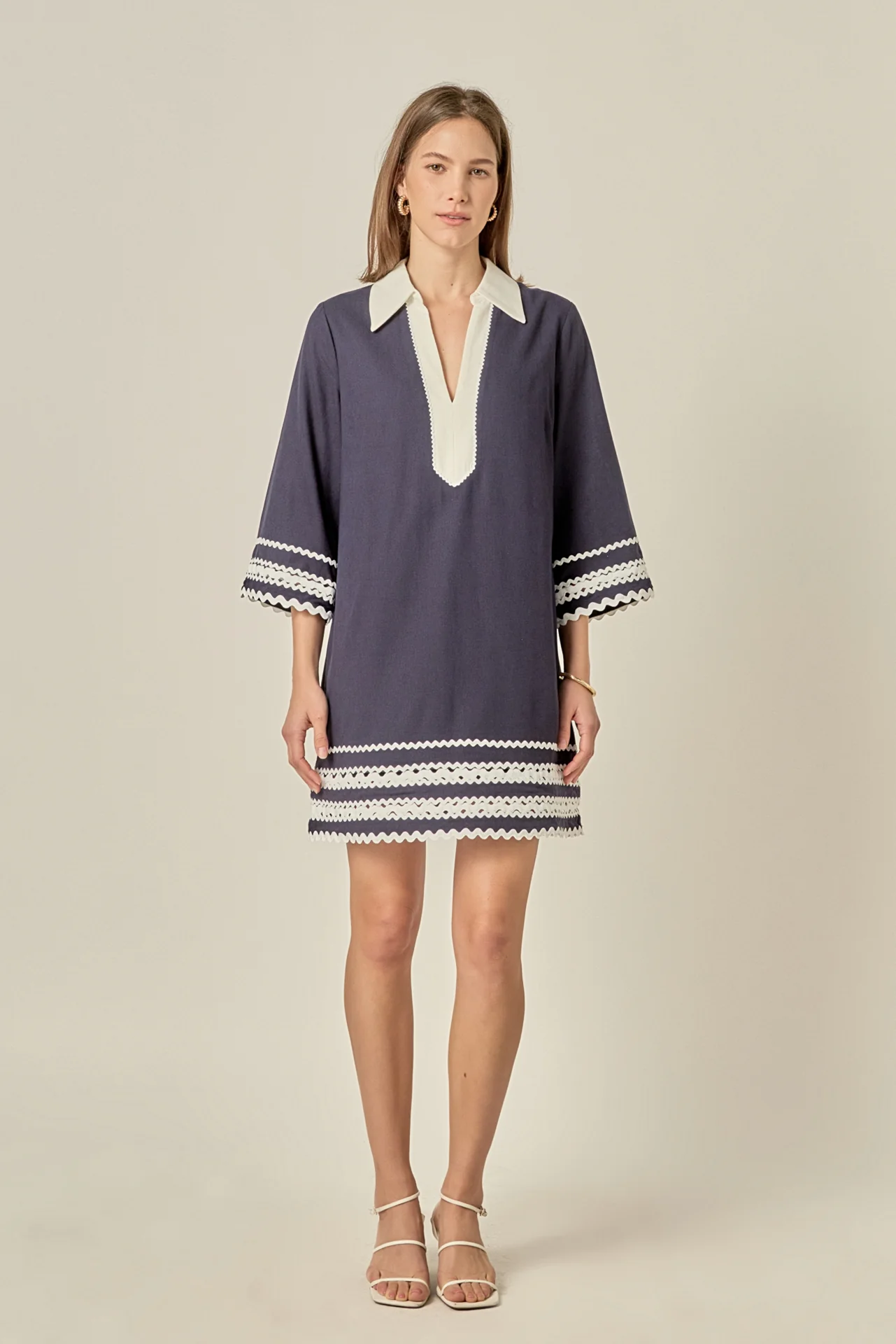 Ric Rac Tunic Mini Dress - Image 9
