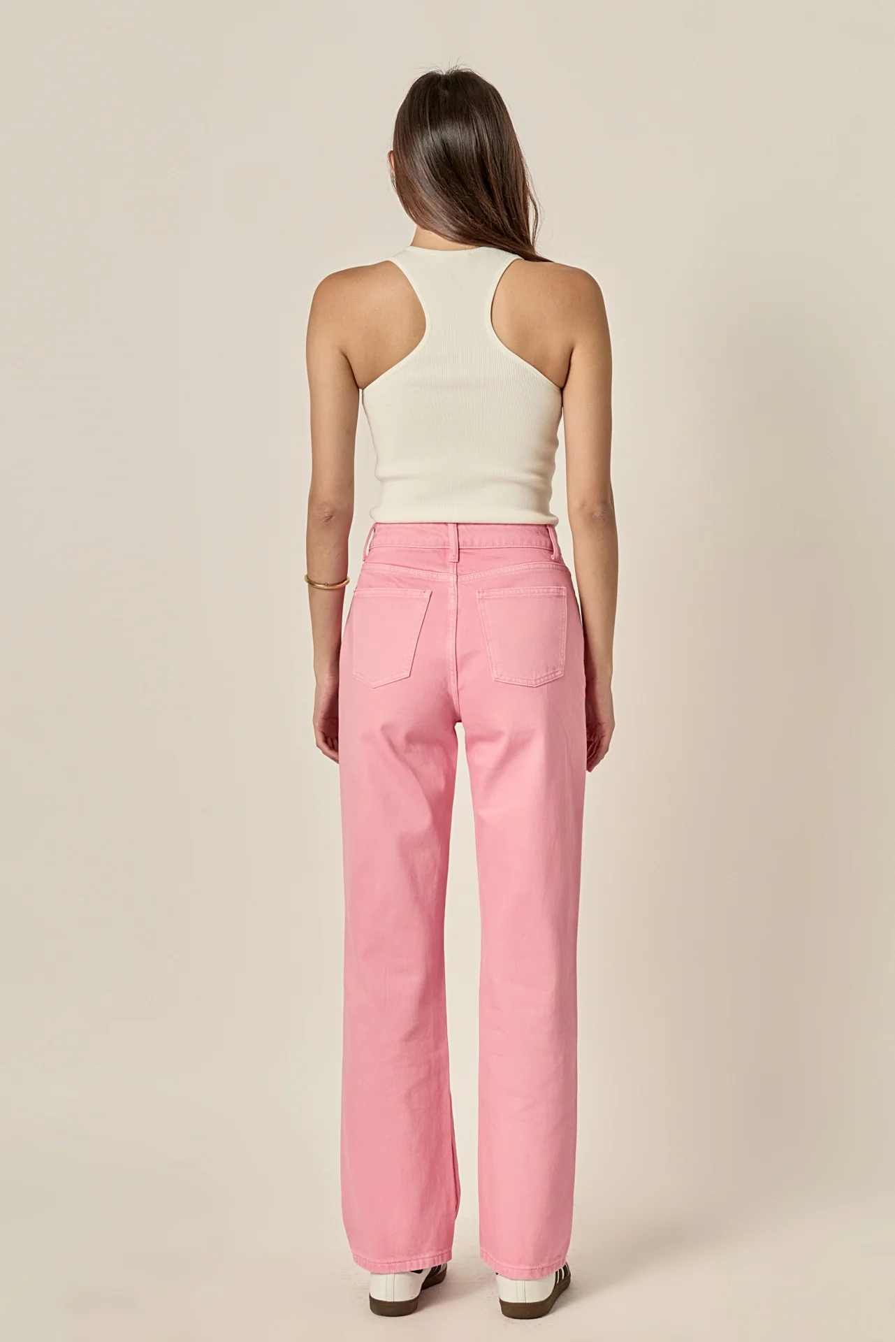 Color Full Length Wide Leg Jean - Image 15