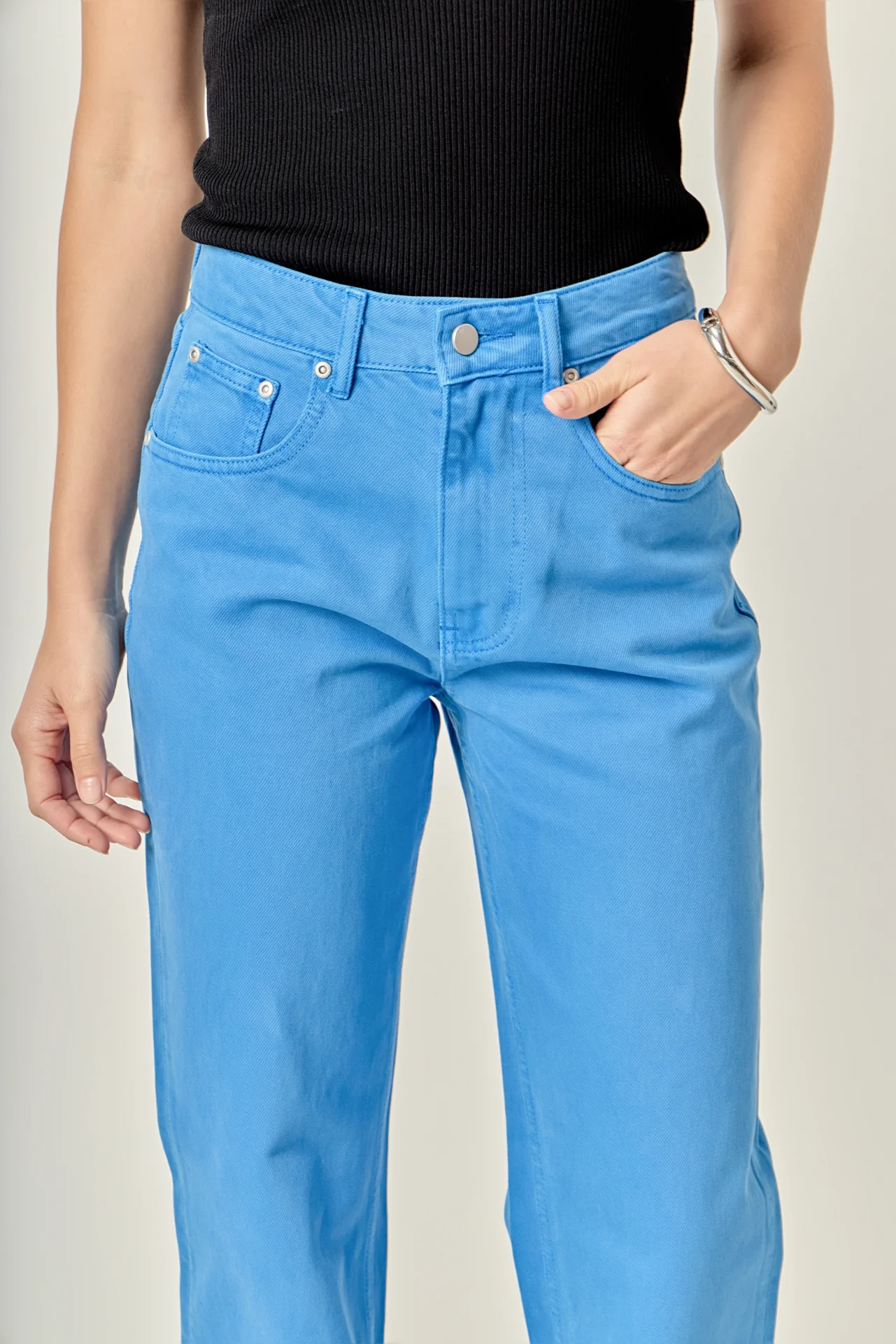 Color Full Length Wide Leg Jean - Image 20